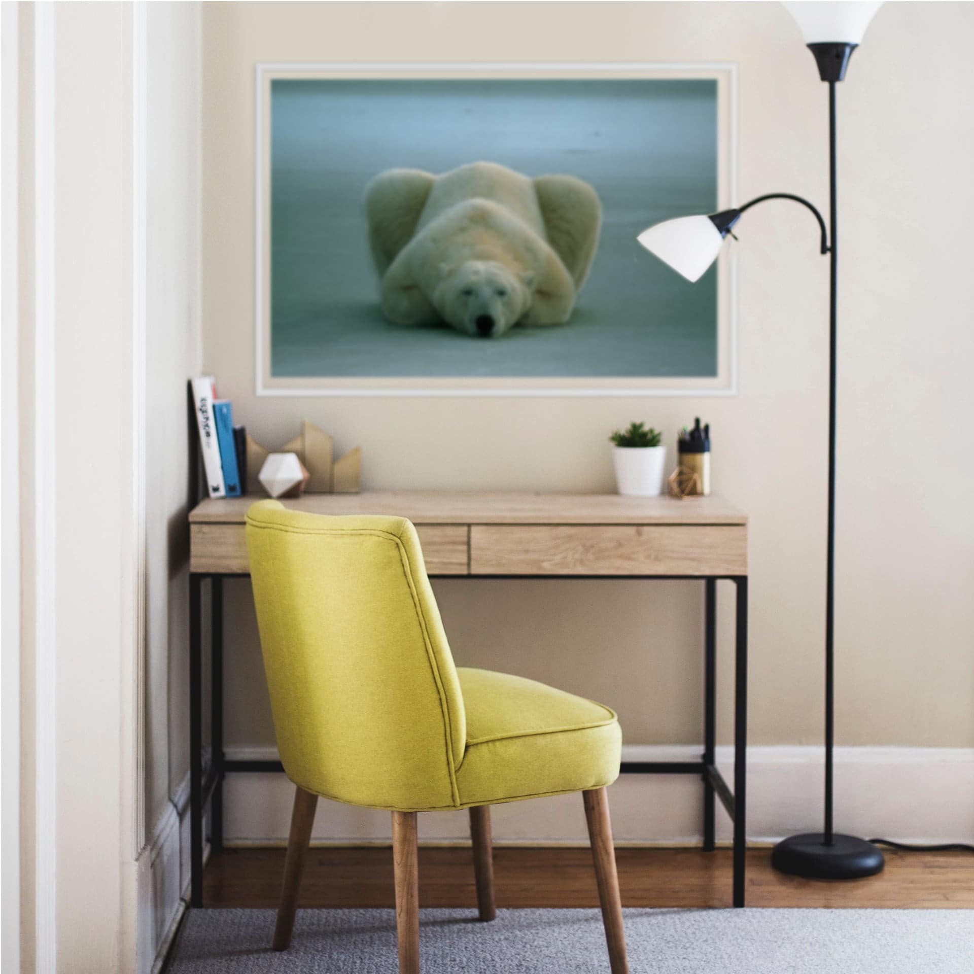 Poster autocollant - W - NG Ours Polaire Endormi