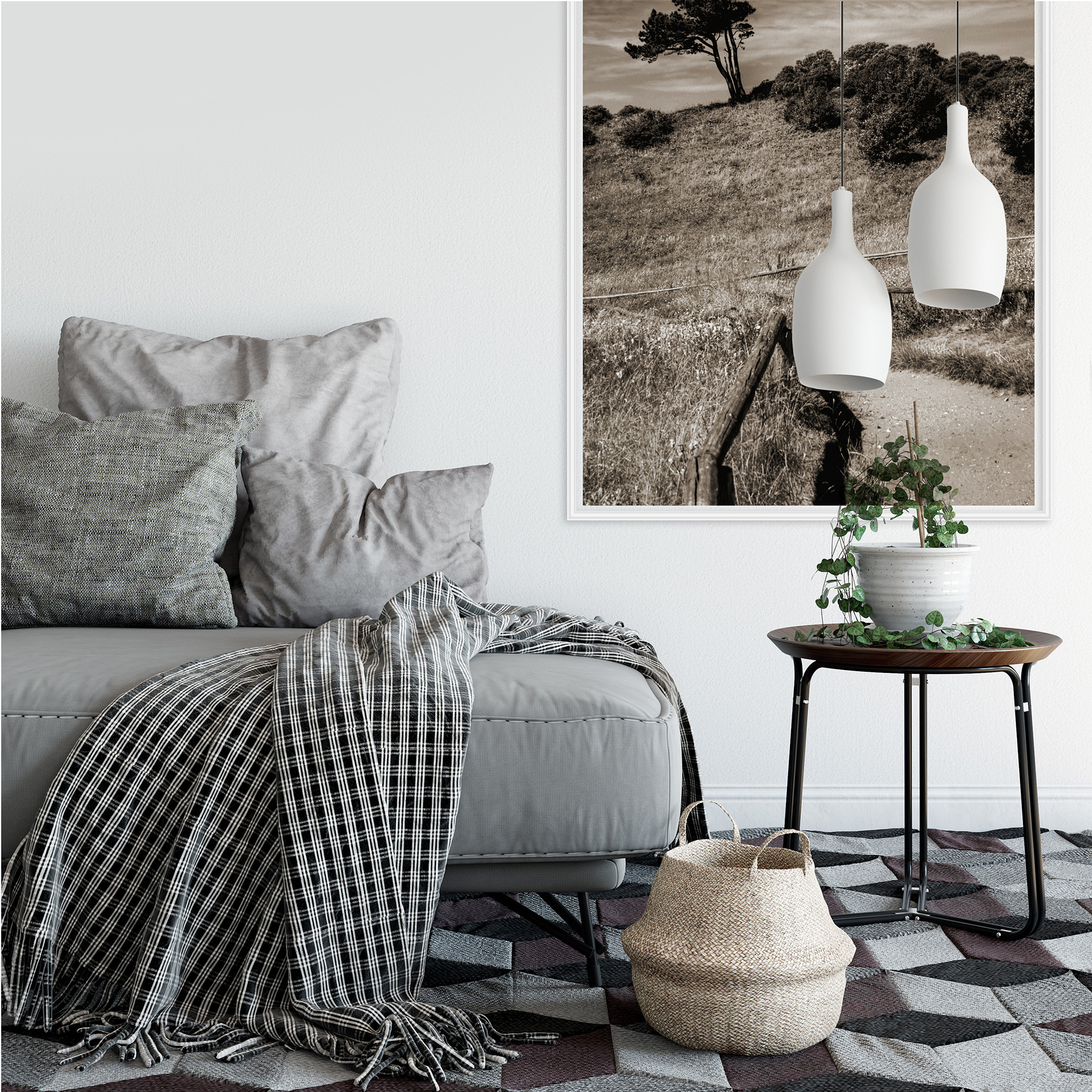 Wallprint W - Landschaft auf Hiddensee