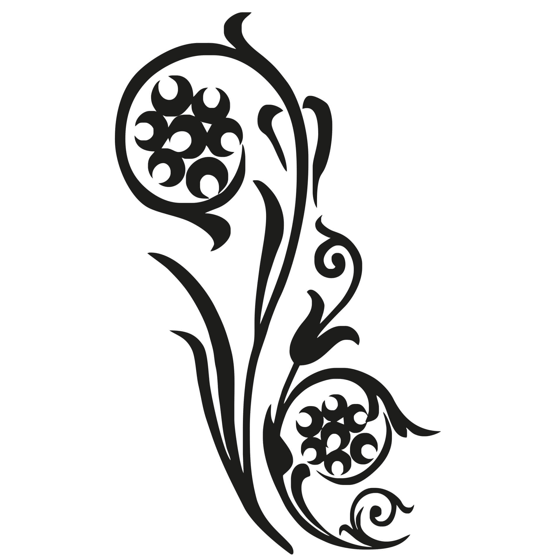 Wallsticker Flora Majestica