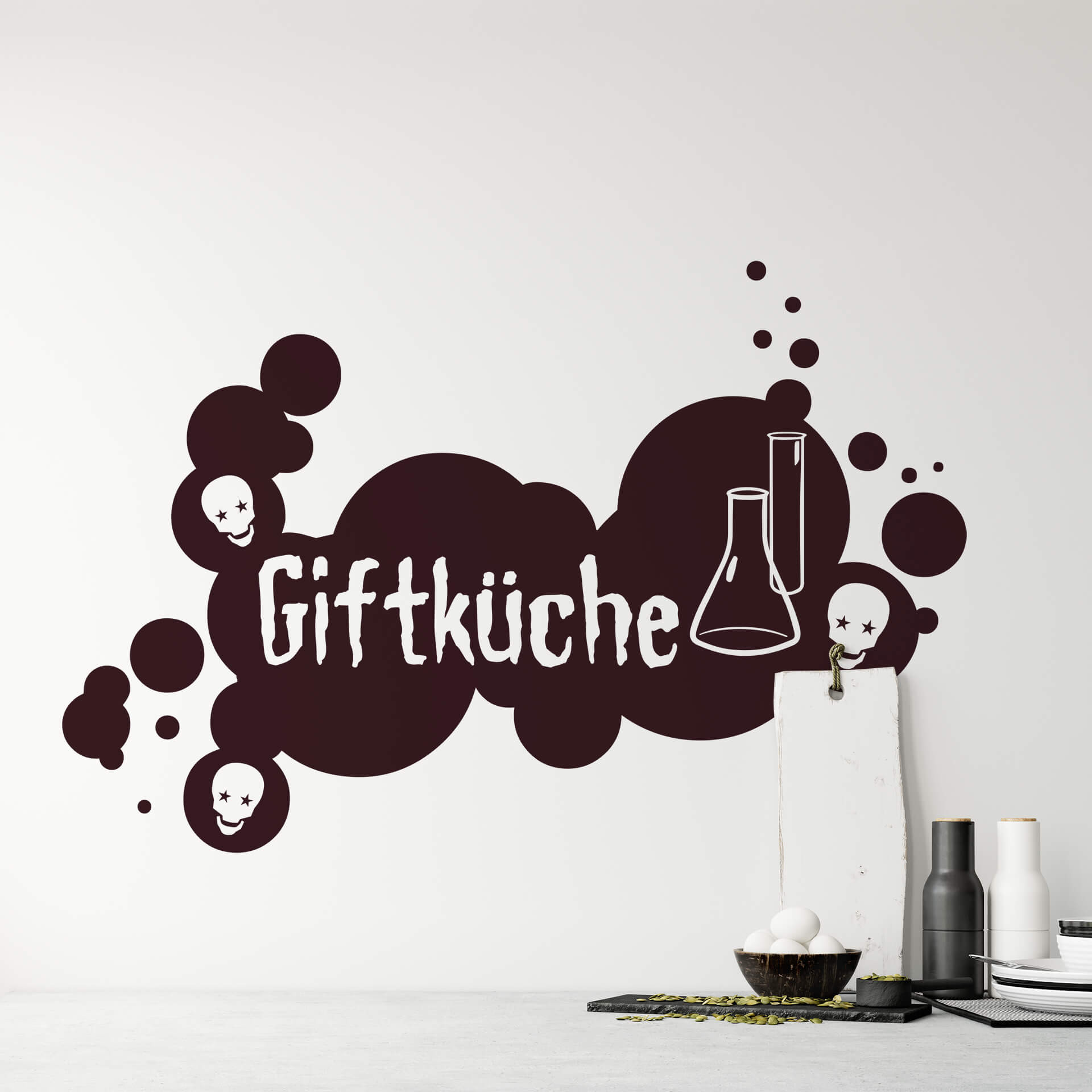Wandtattoo Giftküche