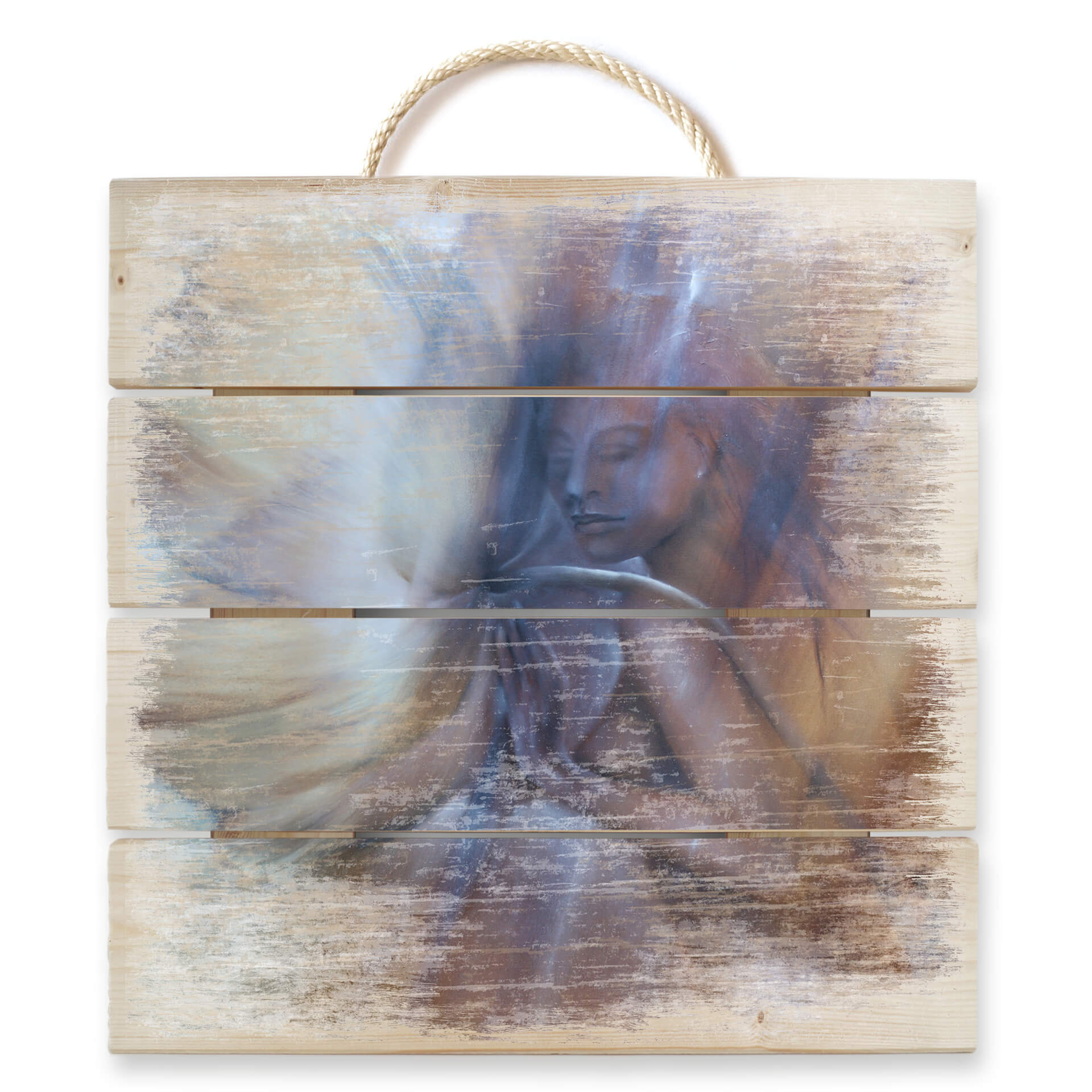 Obraz drewniany Schmucker - Dotyk - 40x41,5 cm