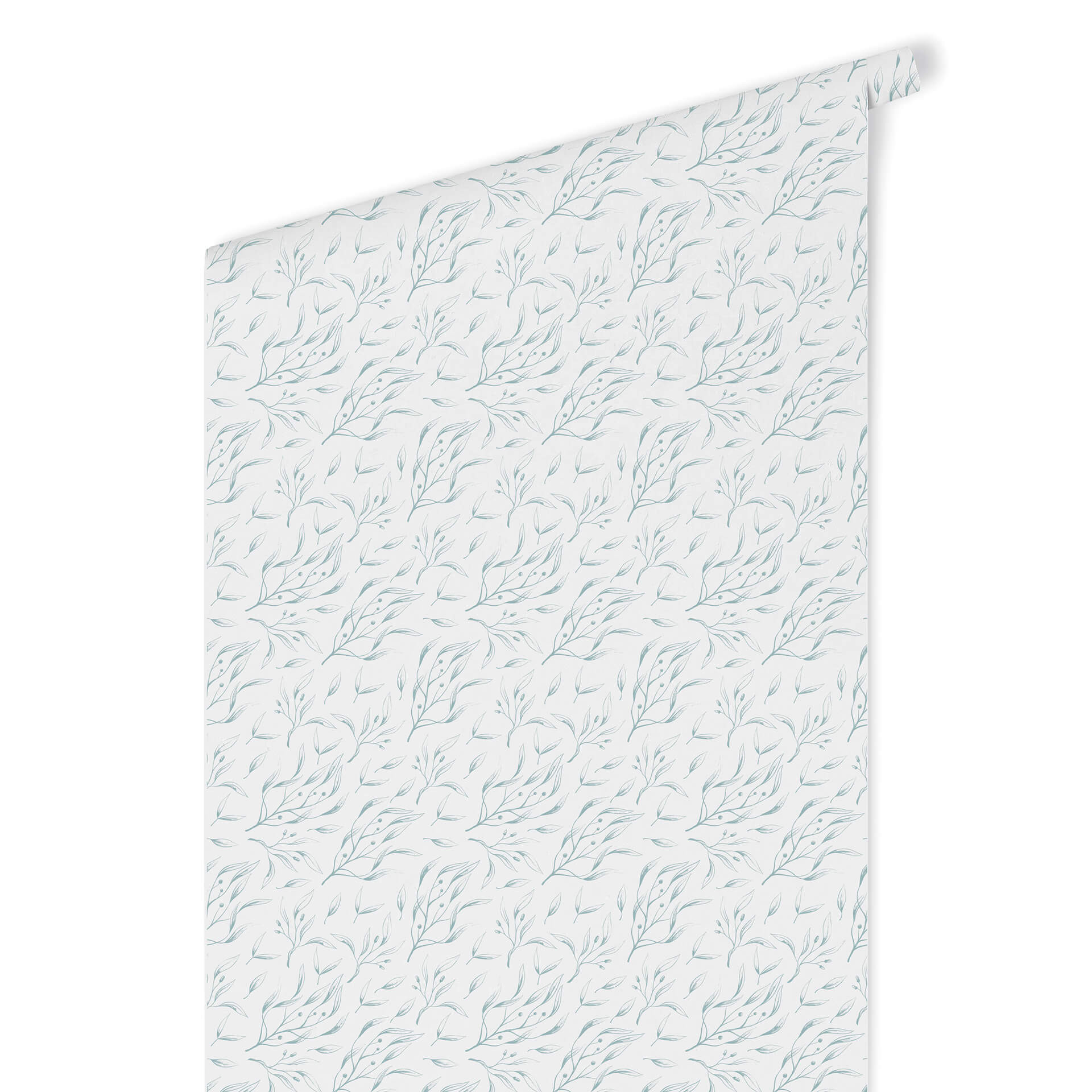 Patrooonbehang Olijventak Blauw