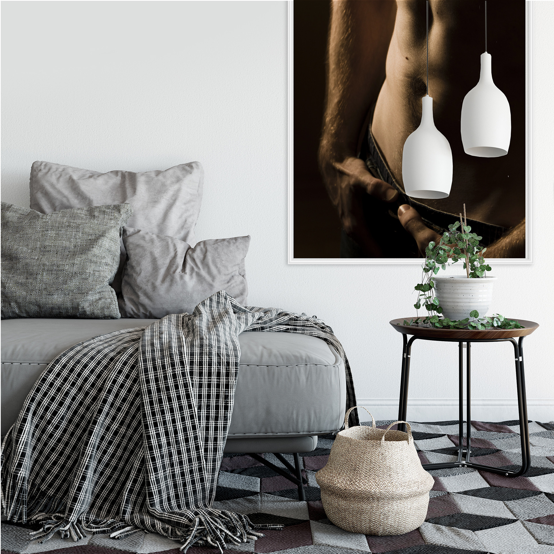 Wallprint W - Männliche Verführung