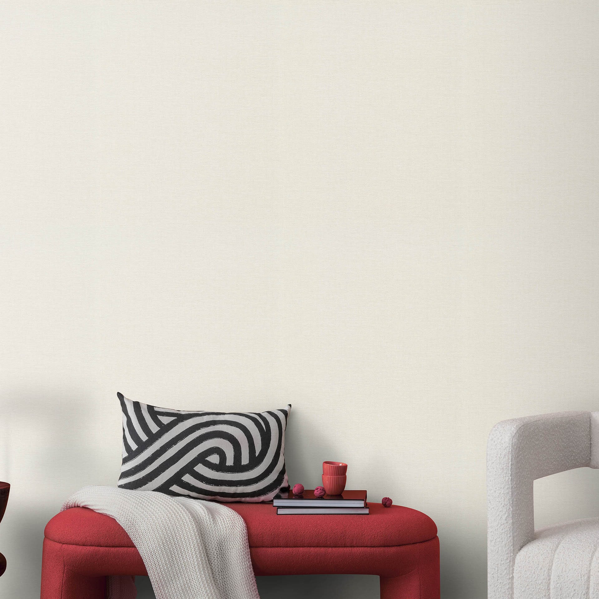 Guido Maria Kretschmer unit behang Echo & Soft Loom Fashion for Walls 5 crème