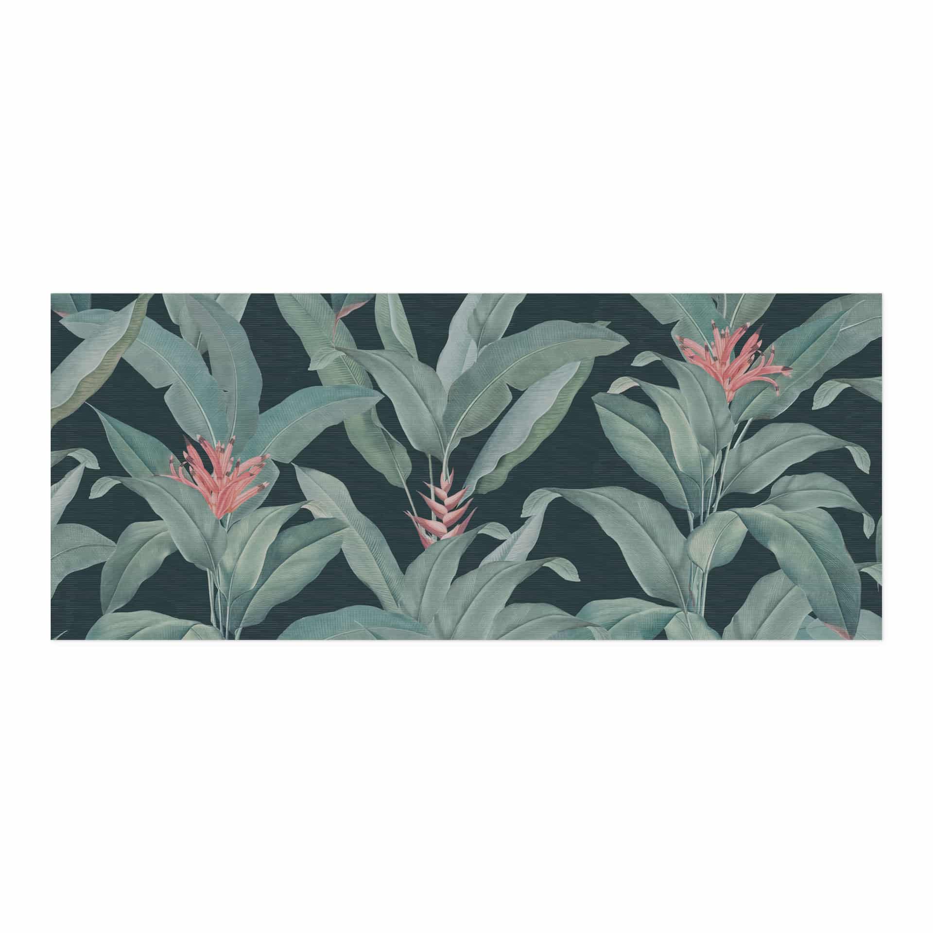 Samoprzylepny panel ścienny do kuchni Urban Jungle Tropical Leaves Green - Bloomery Decor