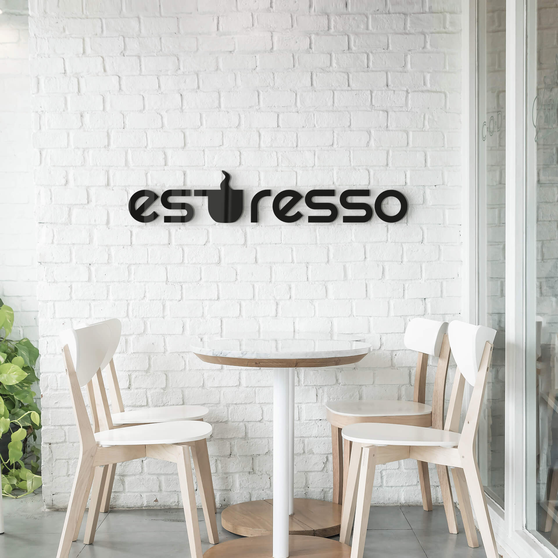 Litery akrylowe Espresso