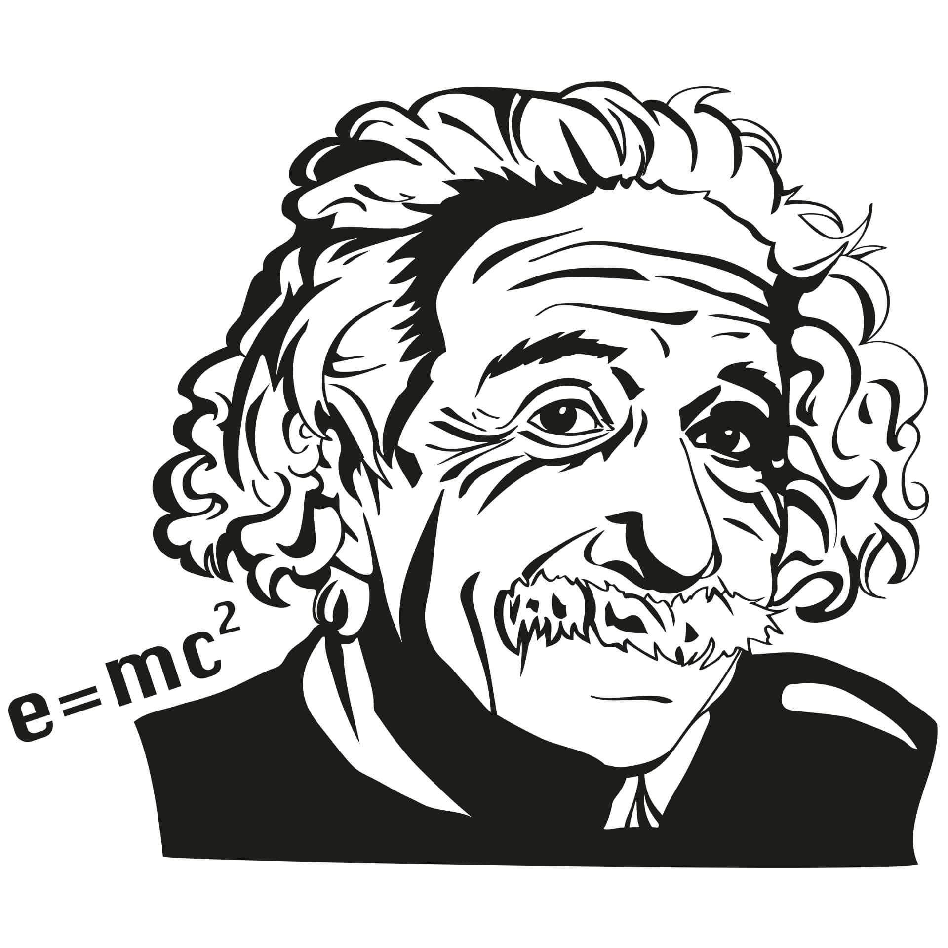 Wallsticker Albert Einstein 2