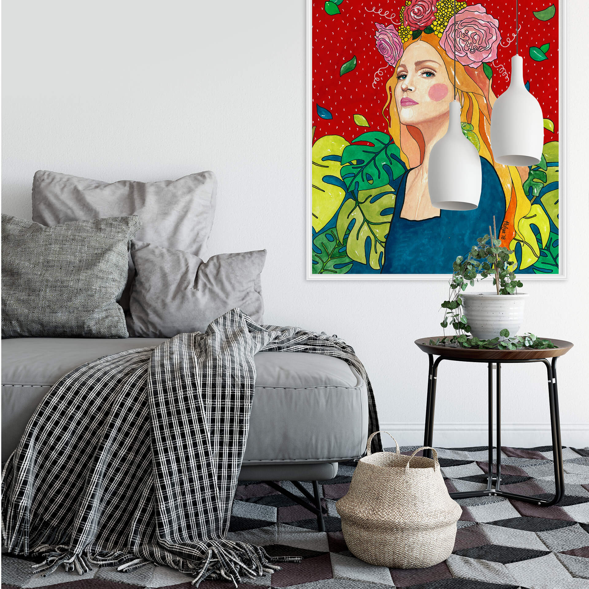 Poster autocollant Hülya - Madonna