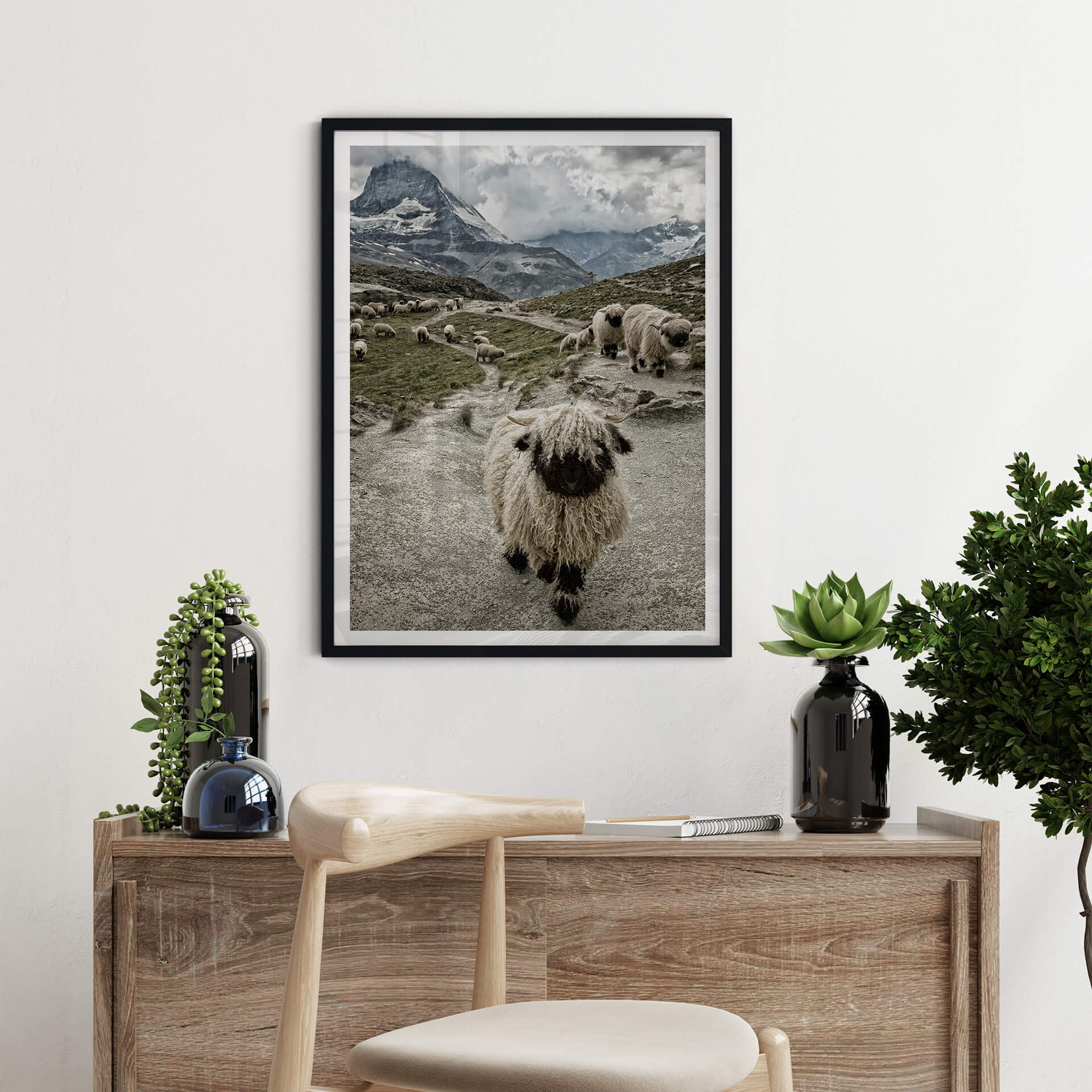 Poster Landolt - Excursion en montagne