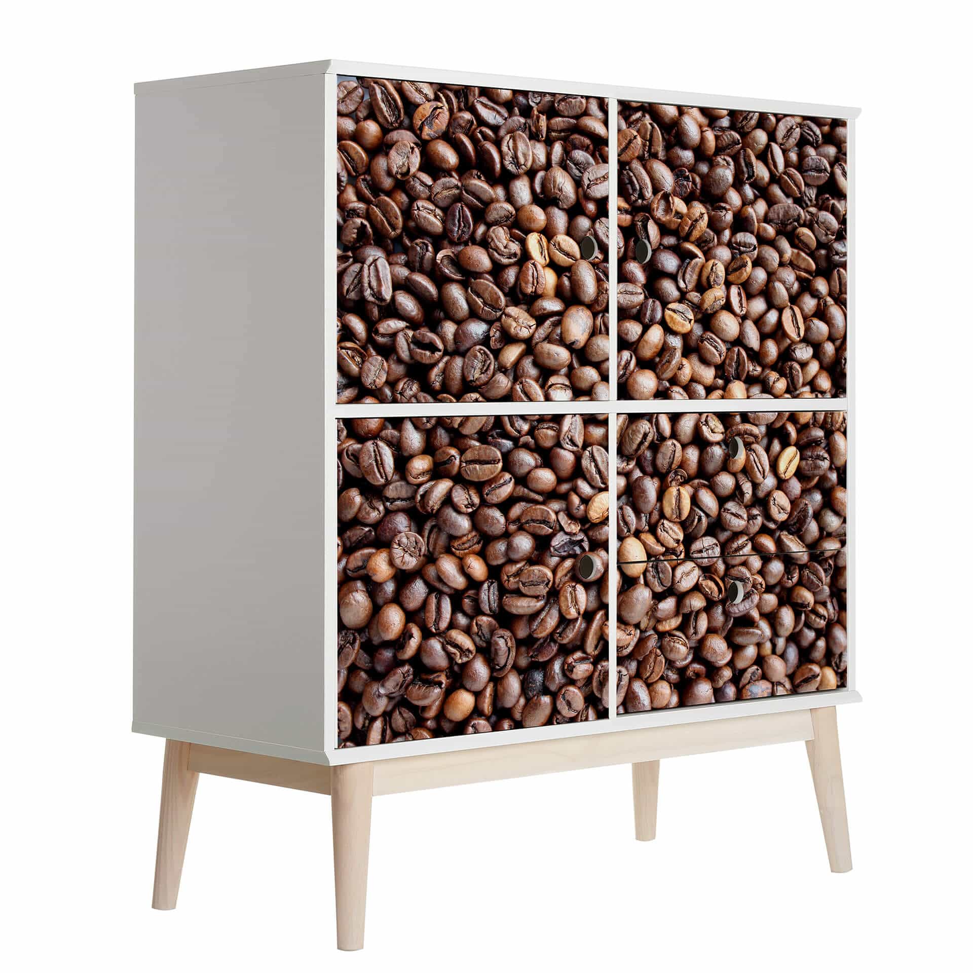 Vinilo adhesivo muebles - Granos de café