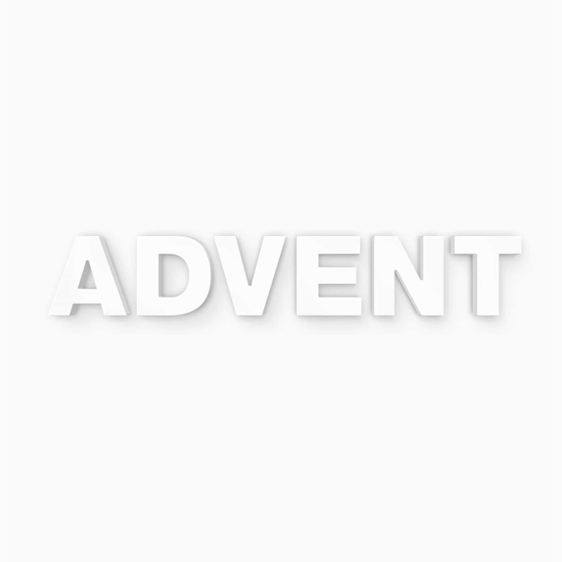 Lettres décoratives - Advent
