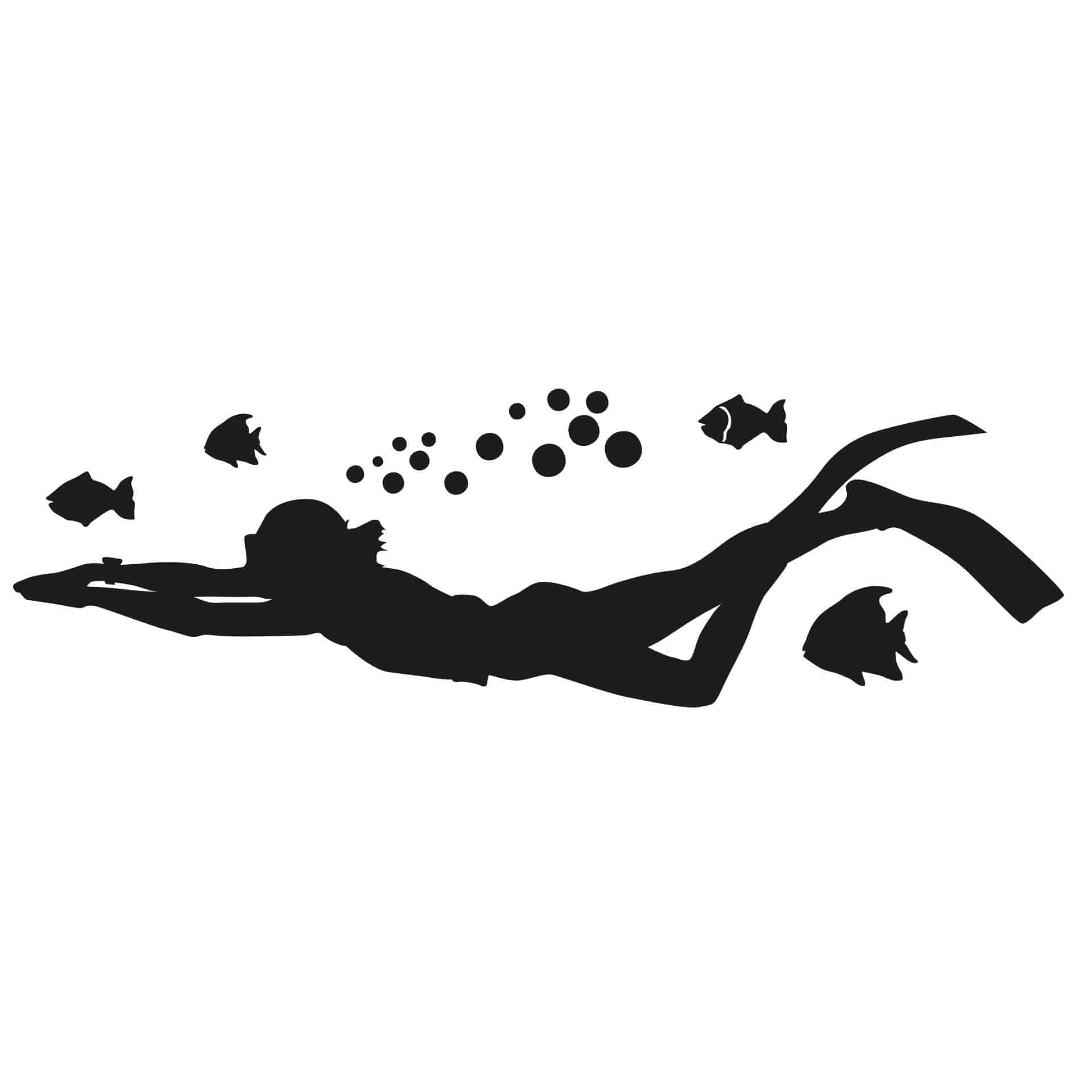 Wallsticker Dykker