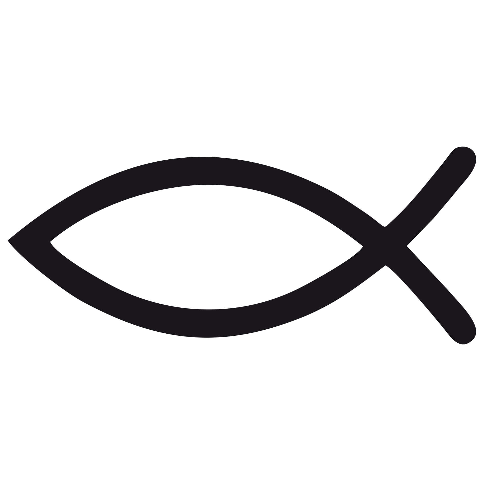 Wallsticker - Bibelsk Fisk