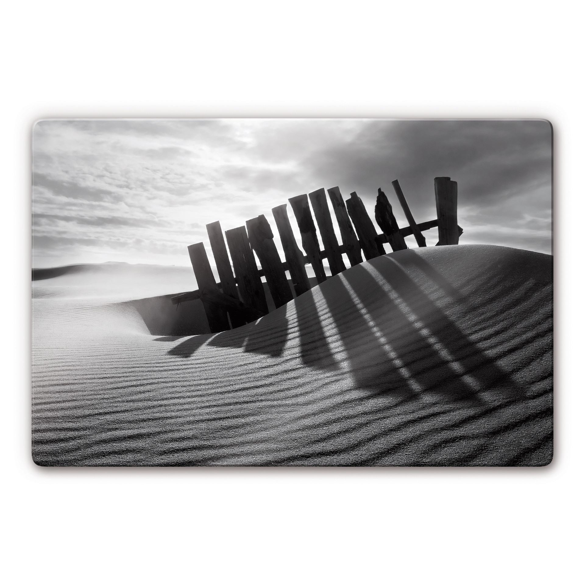 Glasbild Strandlandschaft