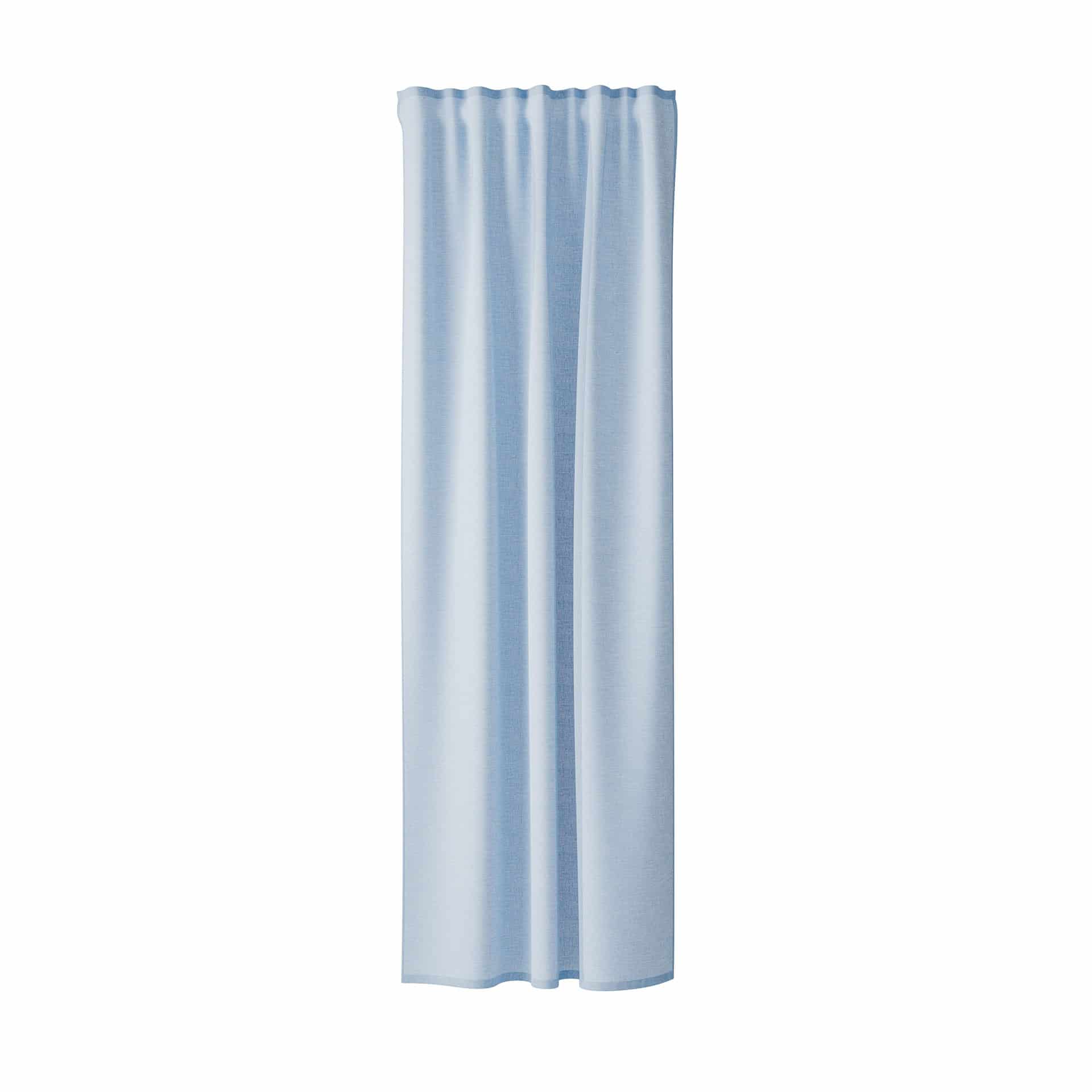 Homing Fertigschal mit verdeckten Schlaufen Oskar aqua -  2,45 x 1,4 m