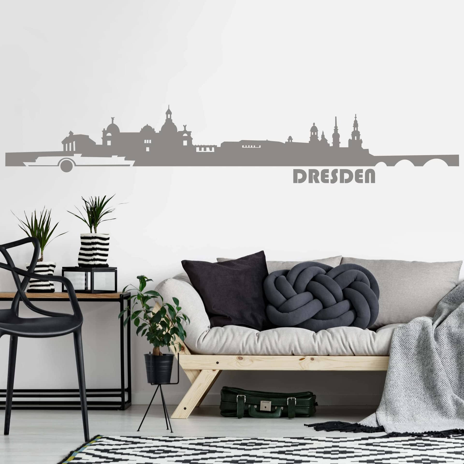Wandtattoo Dresden Skyline