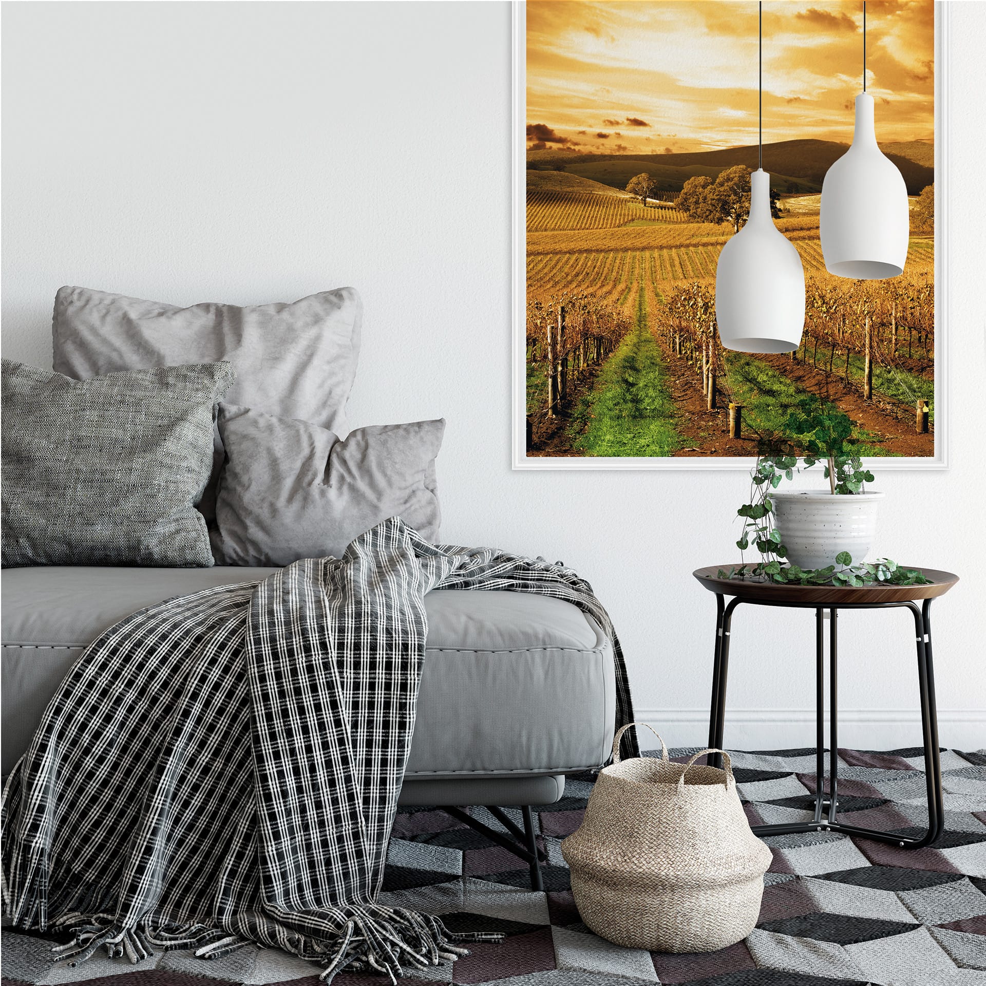 Poster autocollant - W - Le Tyrol en Automne