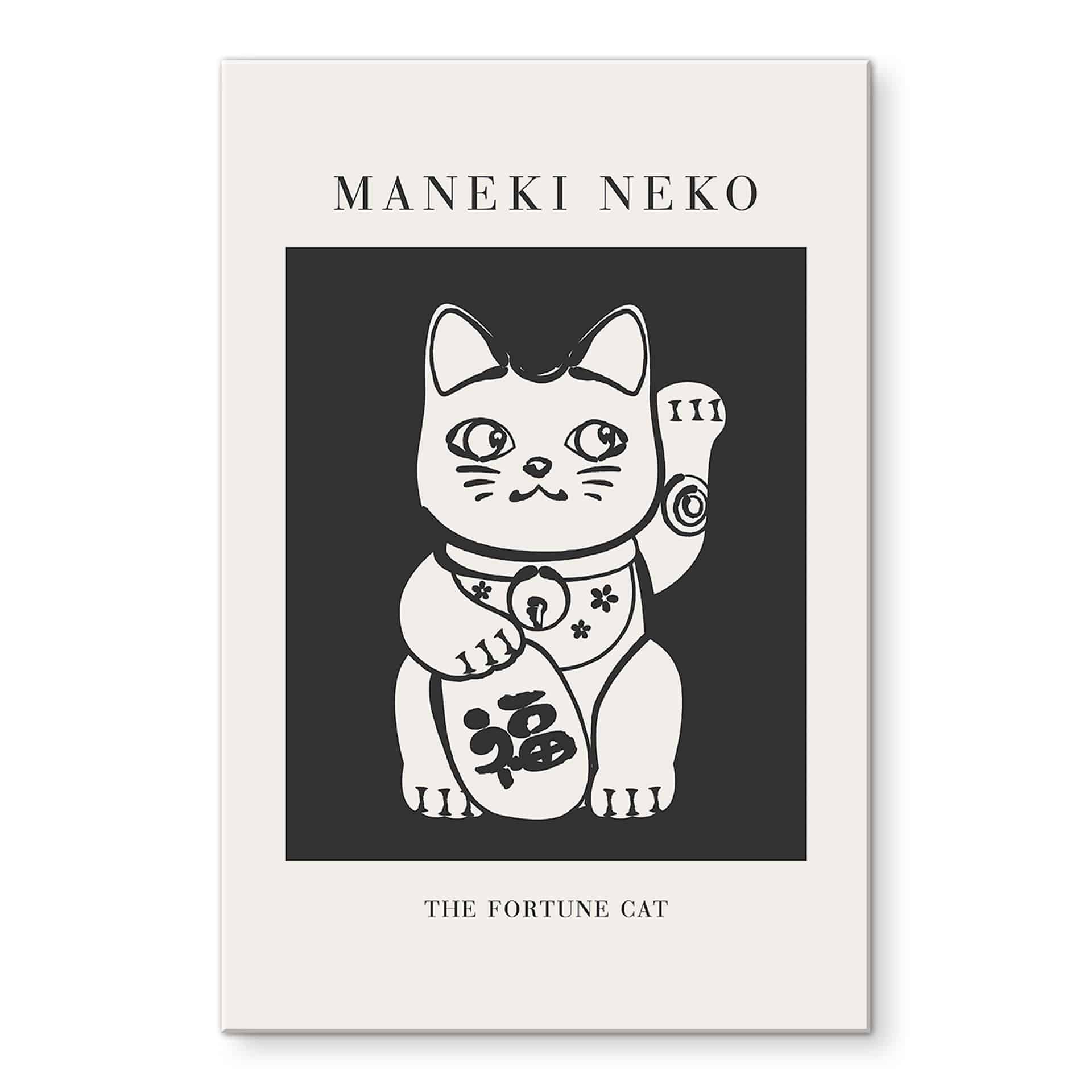 Akrylbillede Maneki Neko - Den heldige kat - KsanaKalpa