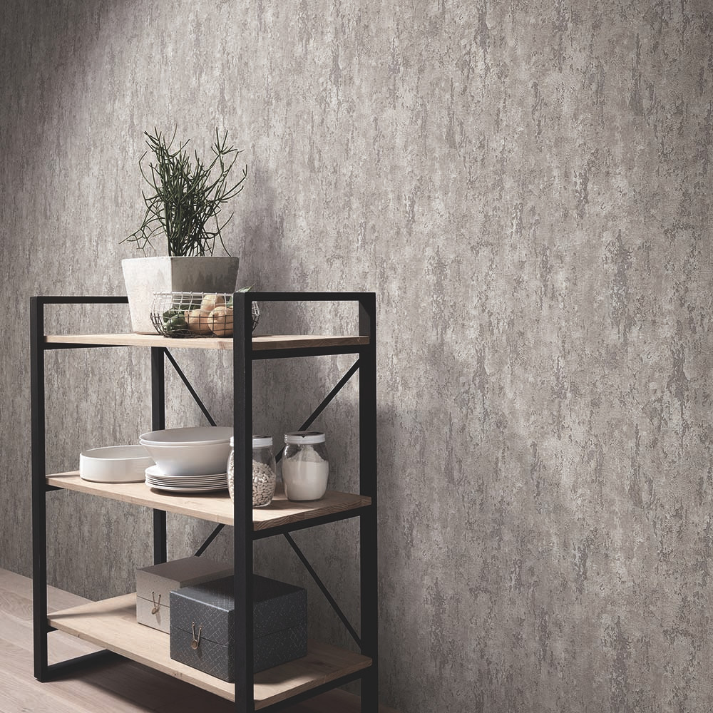 Metaal optiek behang, metaal behang Fashion for Walls 4 by Guido Maria Kretschmer beige