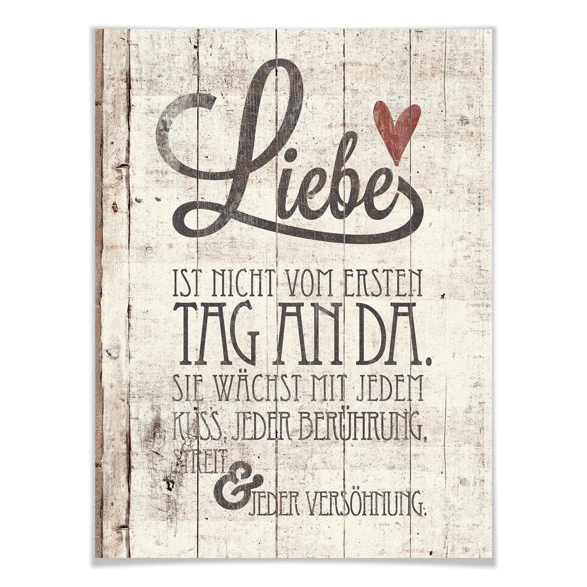 Poster Liebe ist nicht vom ersten Tag an da