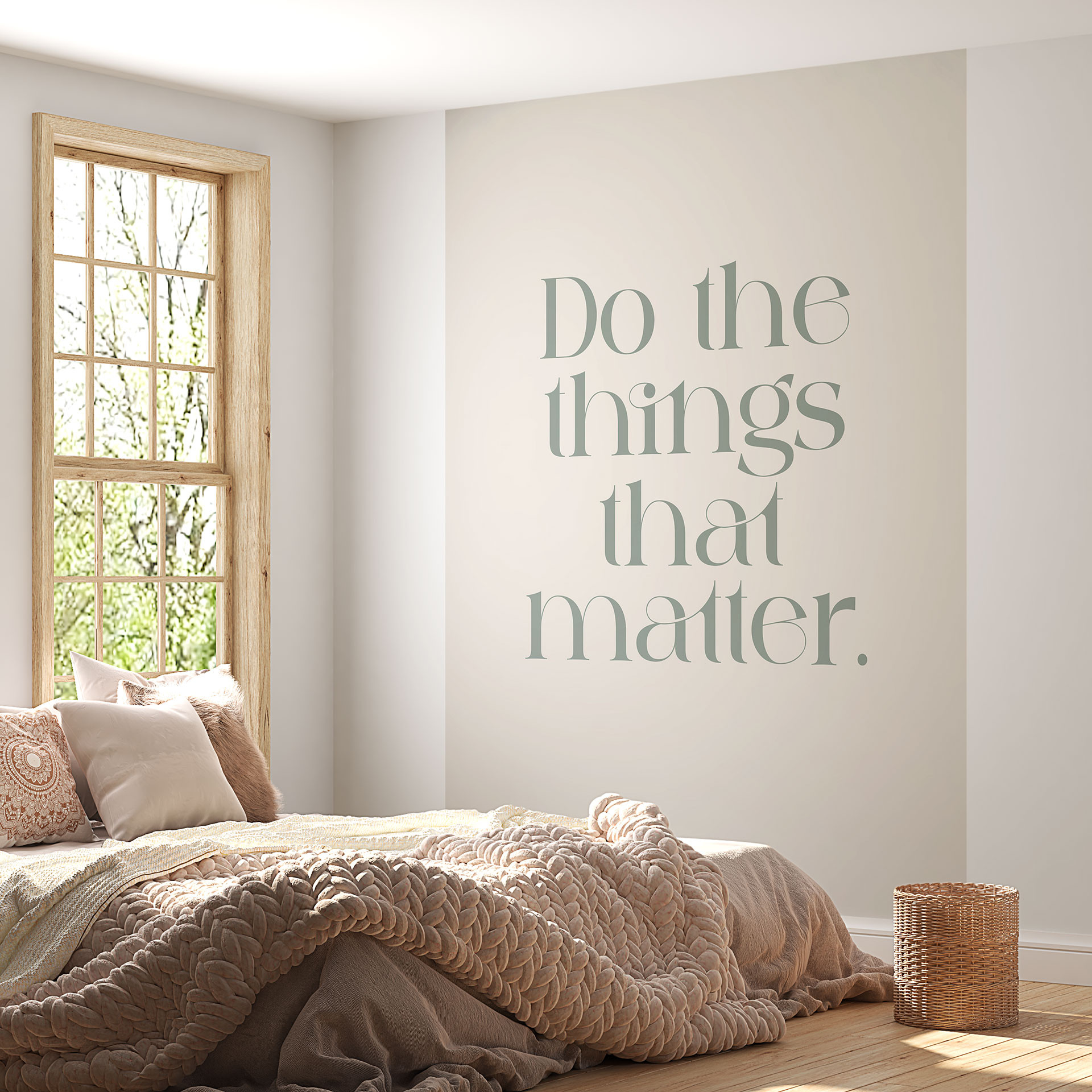 Doe de dingen die belangrijk zijn | Motivatie Fotobehang - Prints by Ayleen
