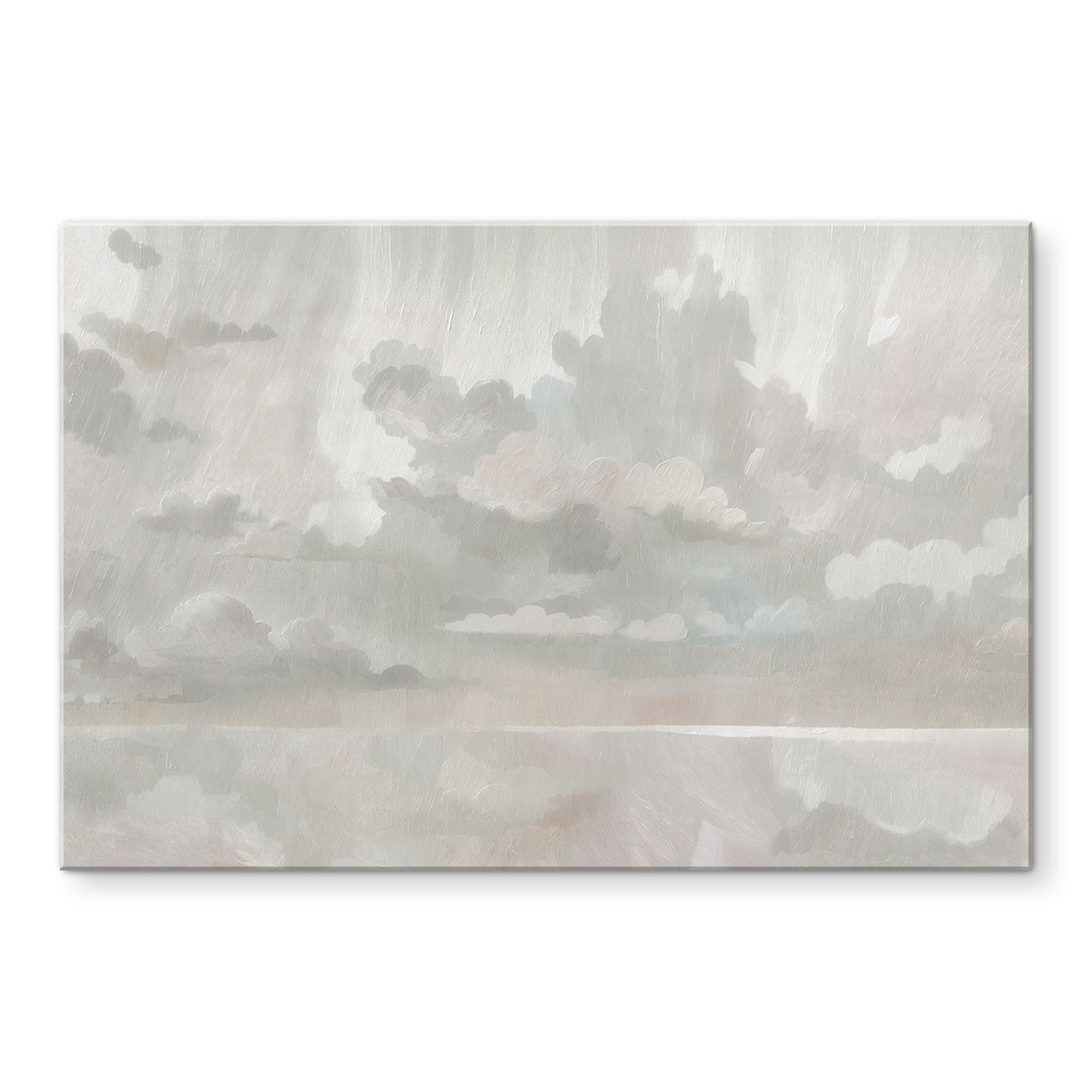 Glasschilderij Velvet Smoke - Abstracte Wolken - Sir Edward x Grigory Gladarev