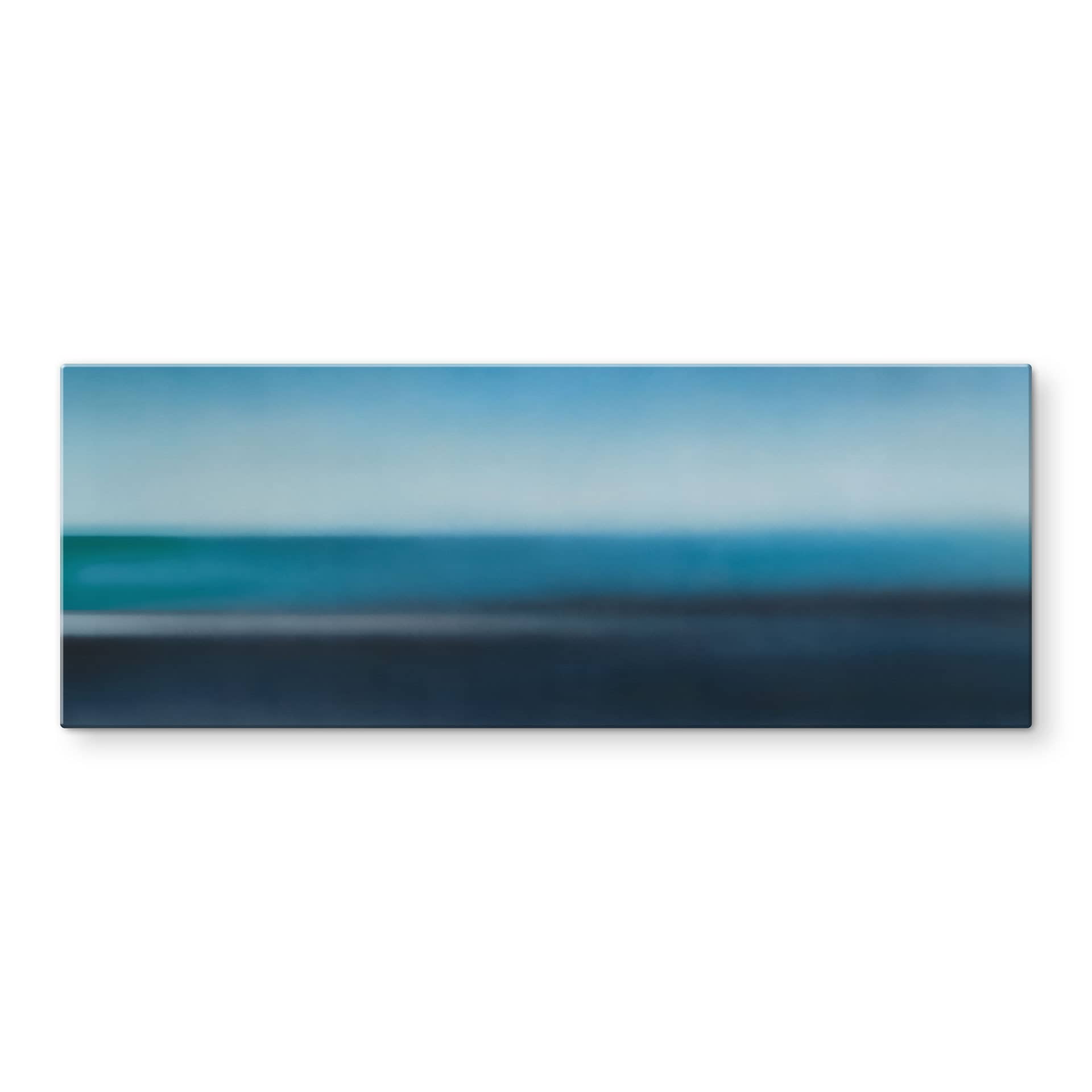 Spritzschutz Rotko Veil - Blauer Horizont - Sir Edward x Grigory Gladarev - Panorama