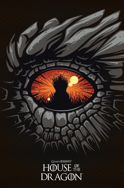 Poster, Filmposter House of the Dragon - Dragon 61x91,5 cm