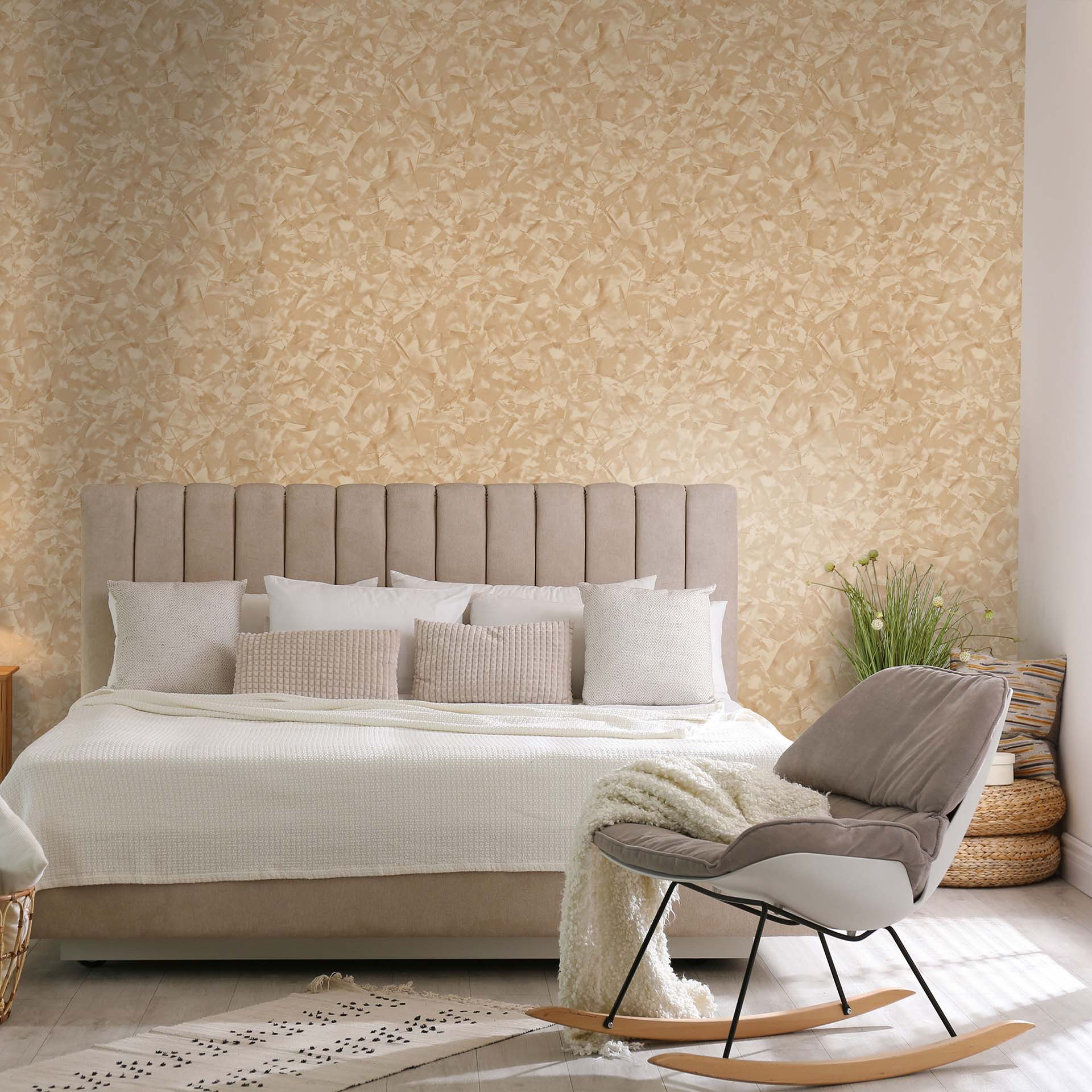 ELLE decoration 3 vliesbehang beige