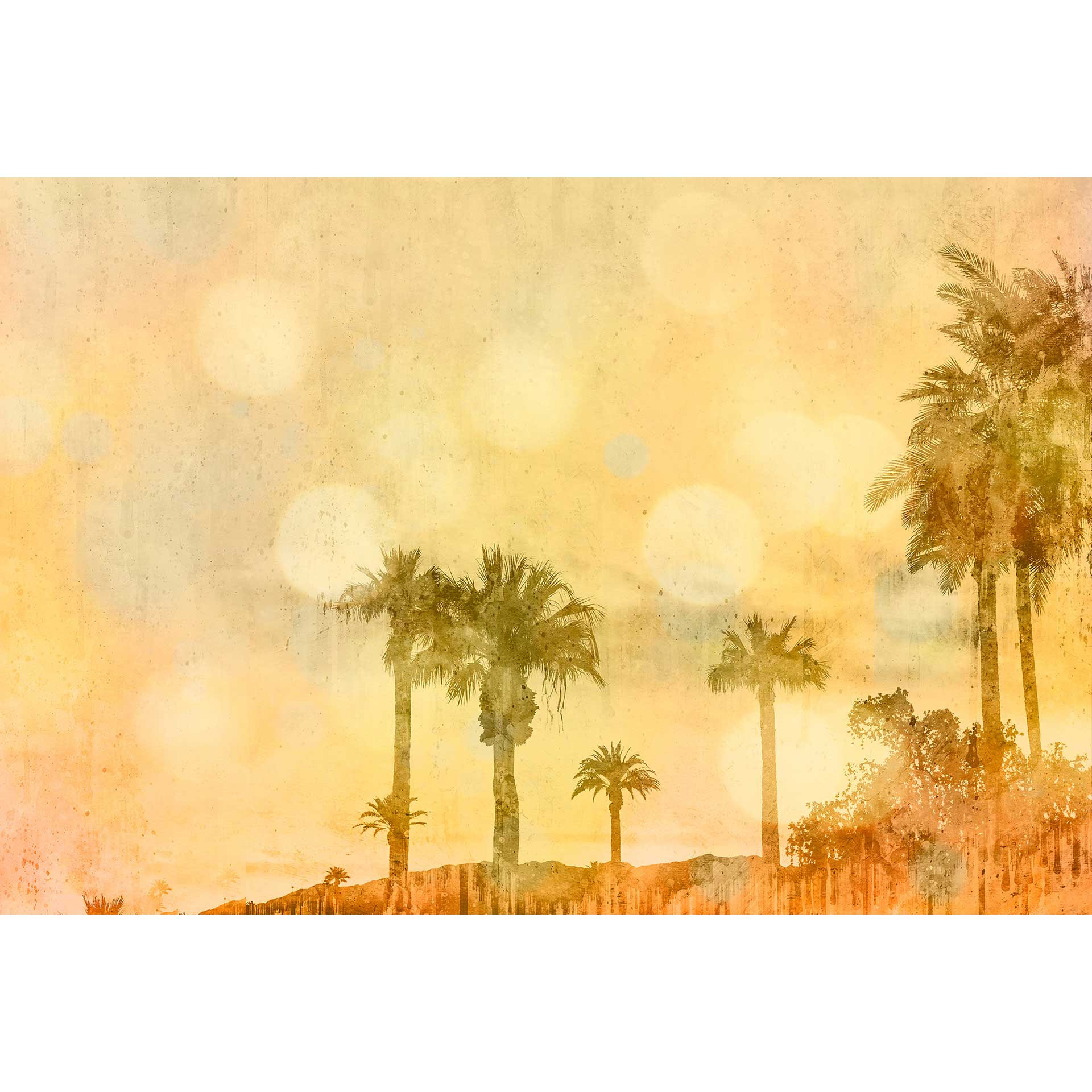 Livingwalls Fotobehang ARTist Palm Oasis