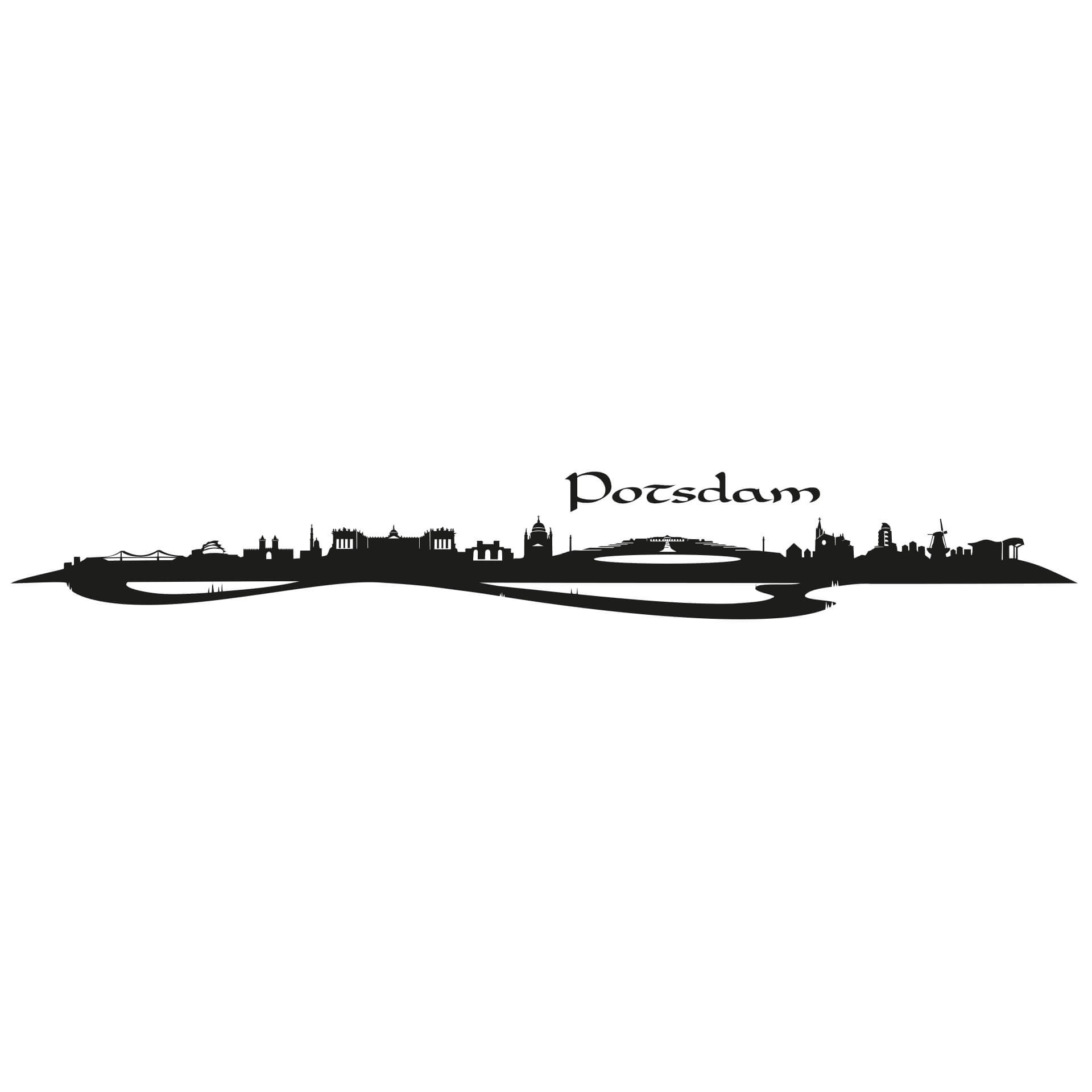 Wandtattoo Potsdam Skyline