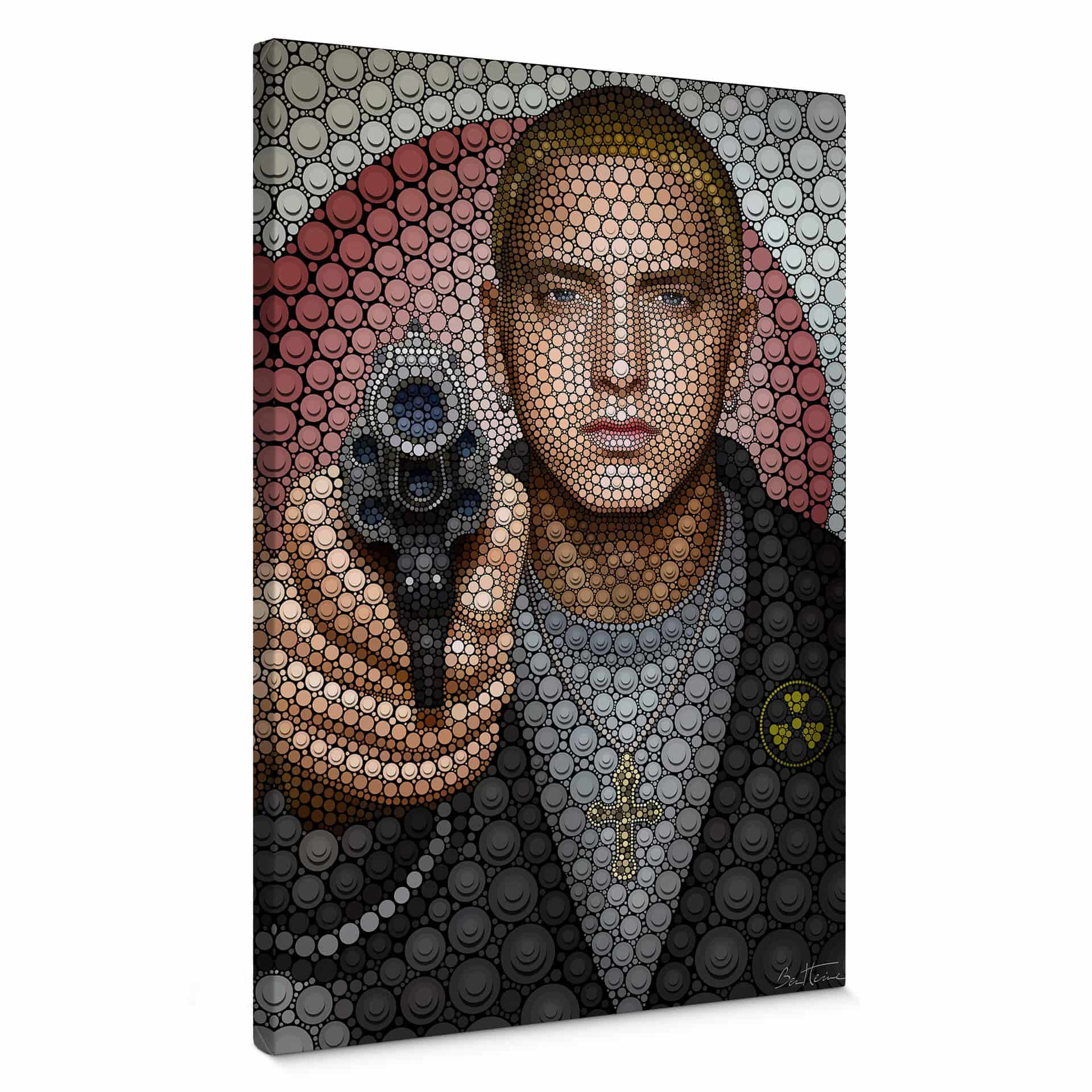 Obraz na płótnie Ben Heine - Circlism: Eminem