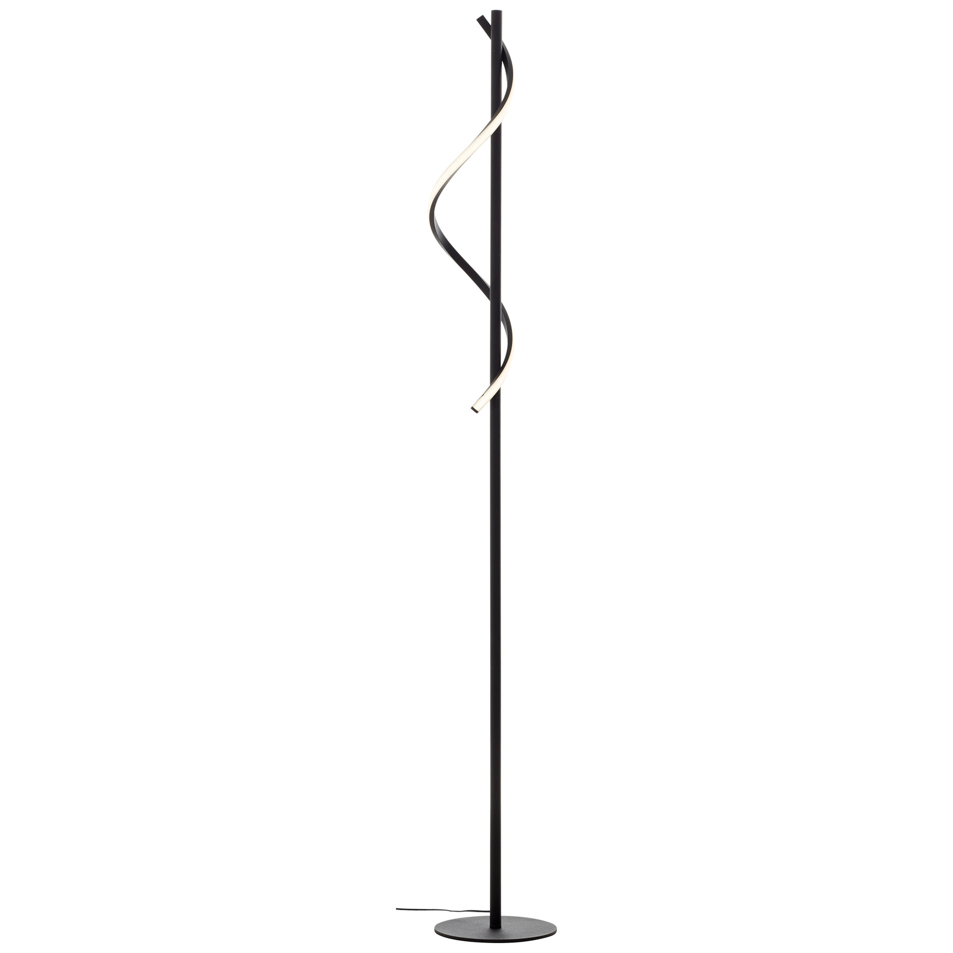 Stehleuchte Frederik, schwarz, 150 x 20 cm, Metall Led stehleuchte
