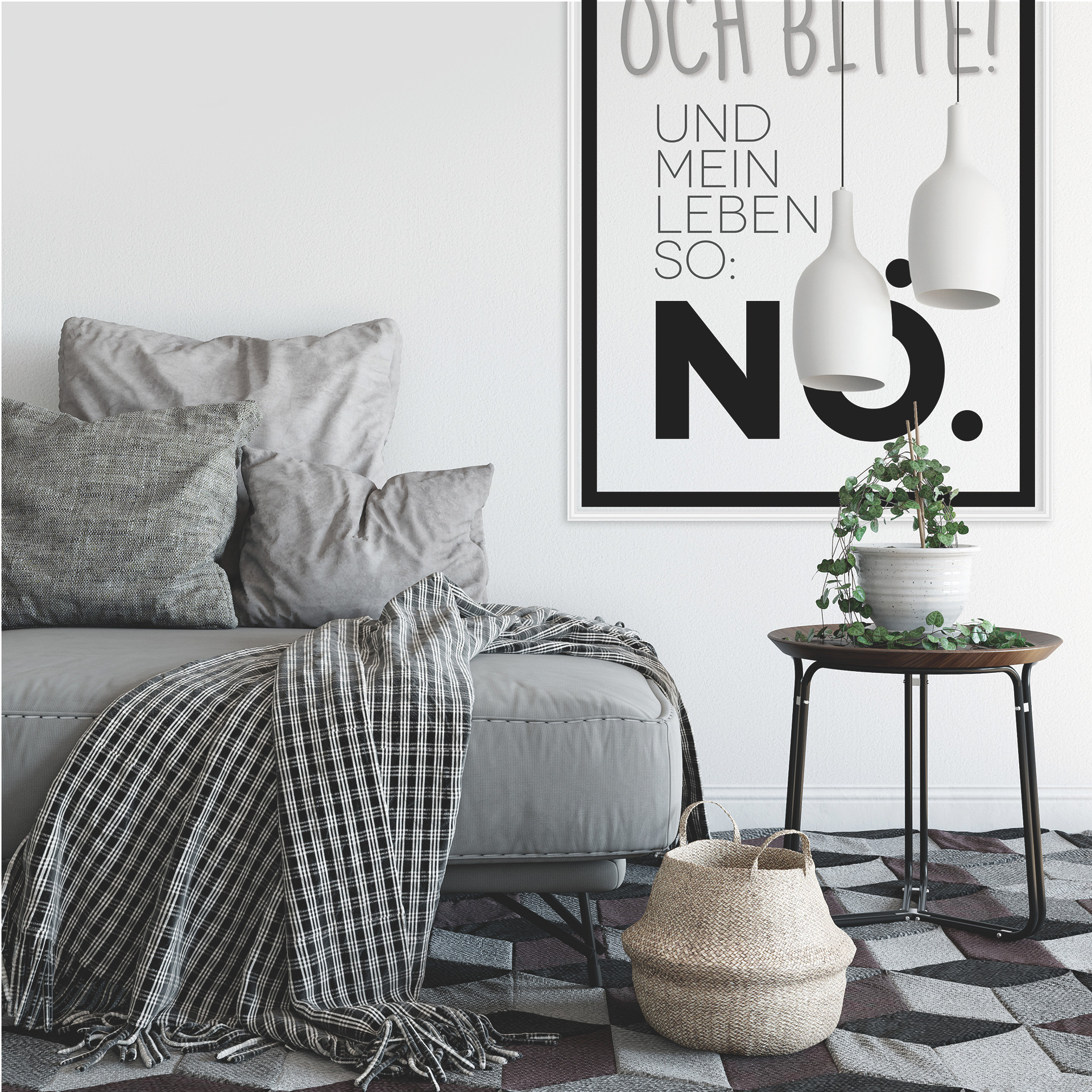 Wallprint Und mein Leben so...