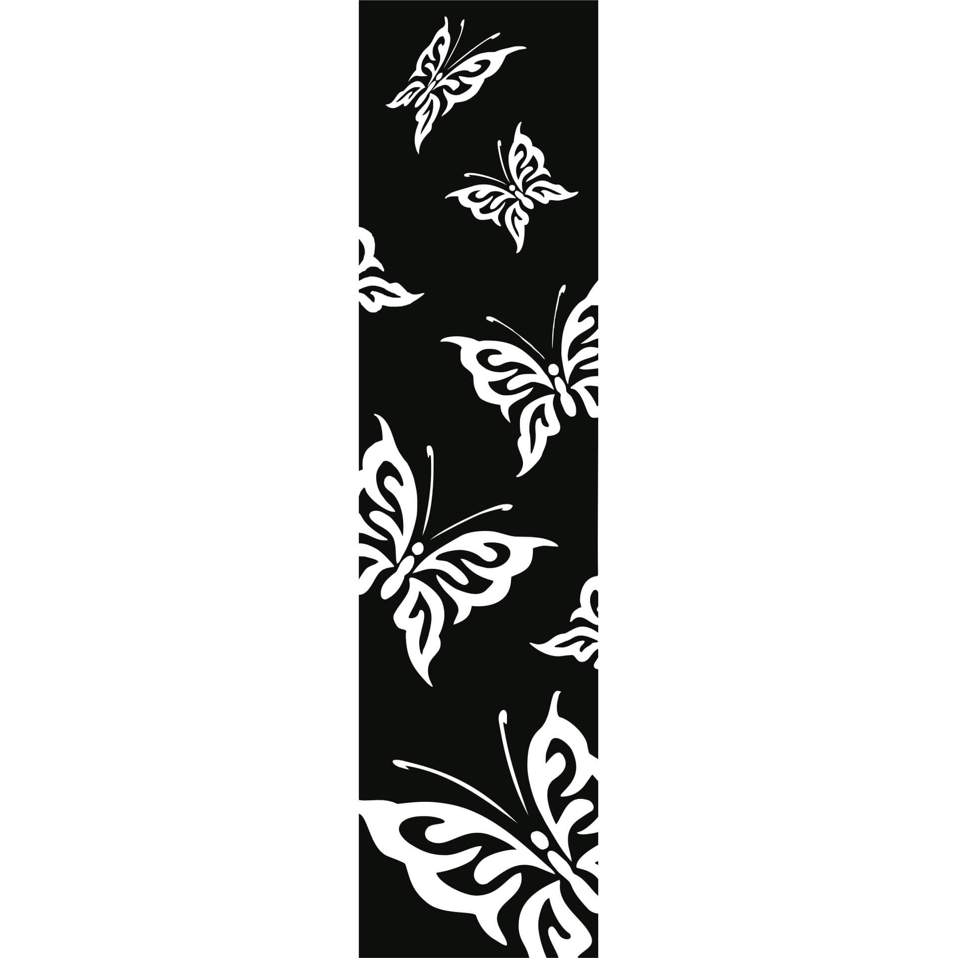 Wallsticker Banner sommerfugl