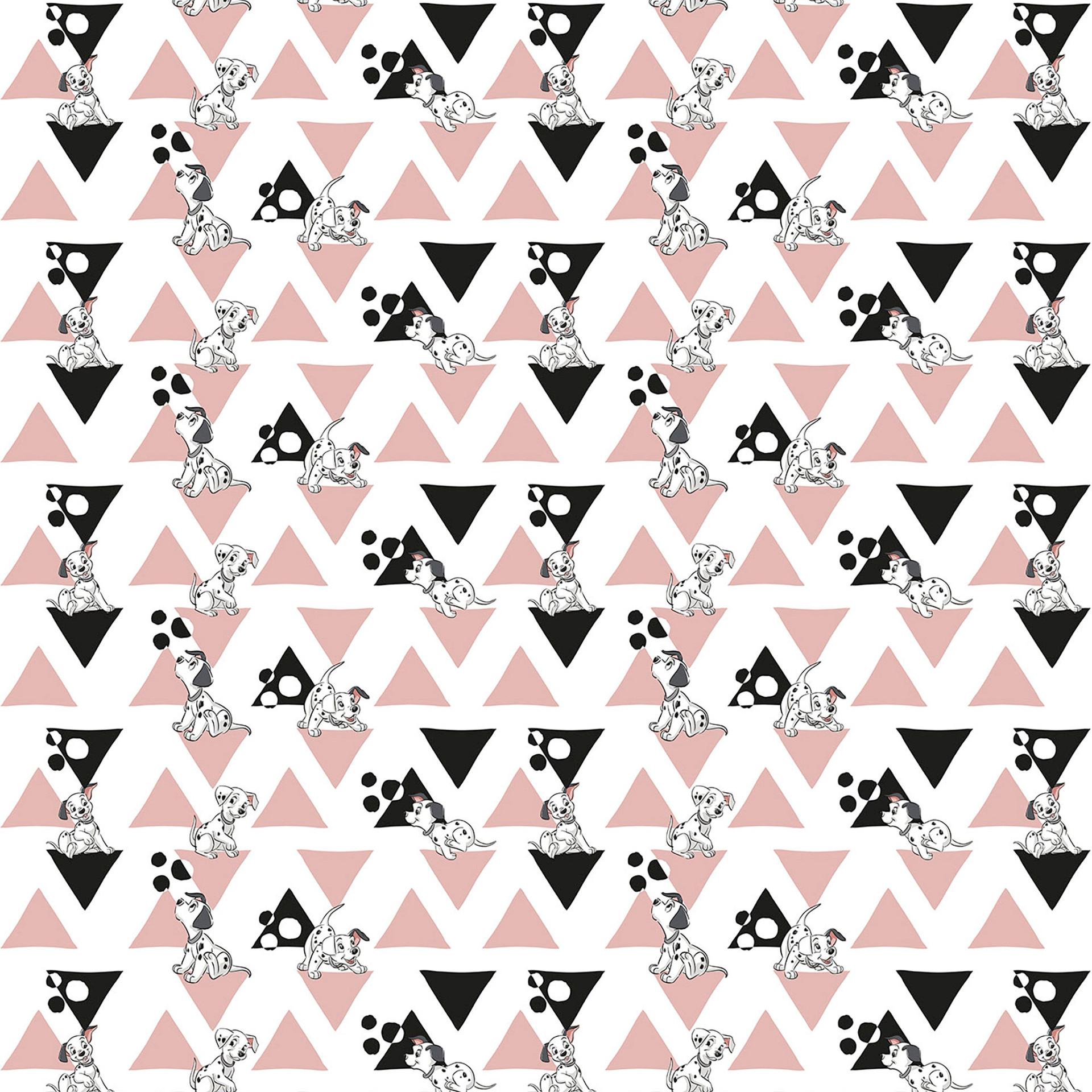 Vliesbehang - 101 dalmatiër hoeken - 200 x 280 cm