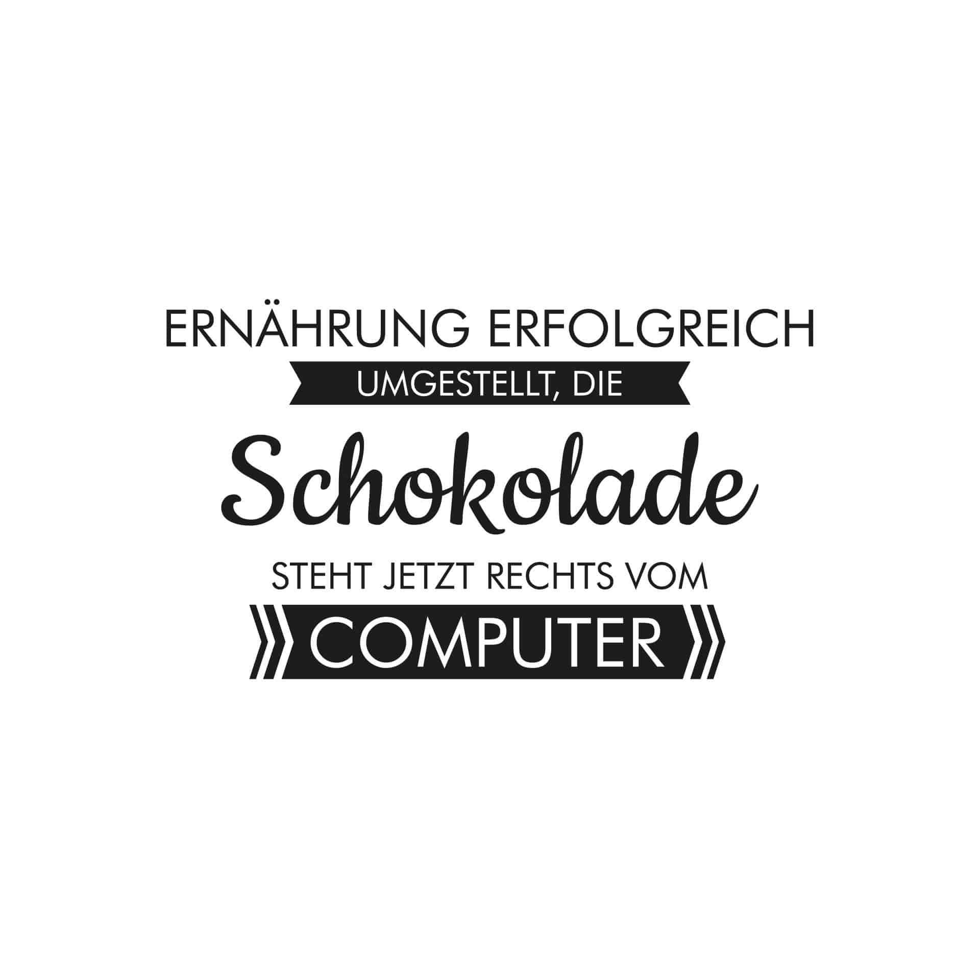 Wandtattoo Ernährung erfolgreich umgestellt...