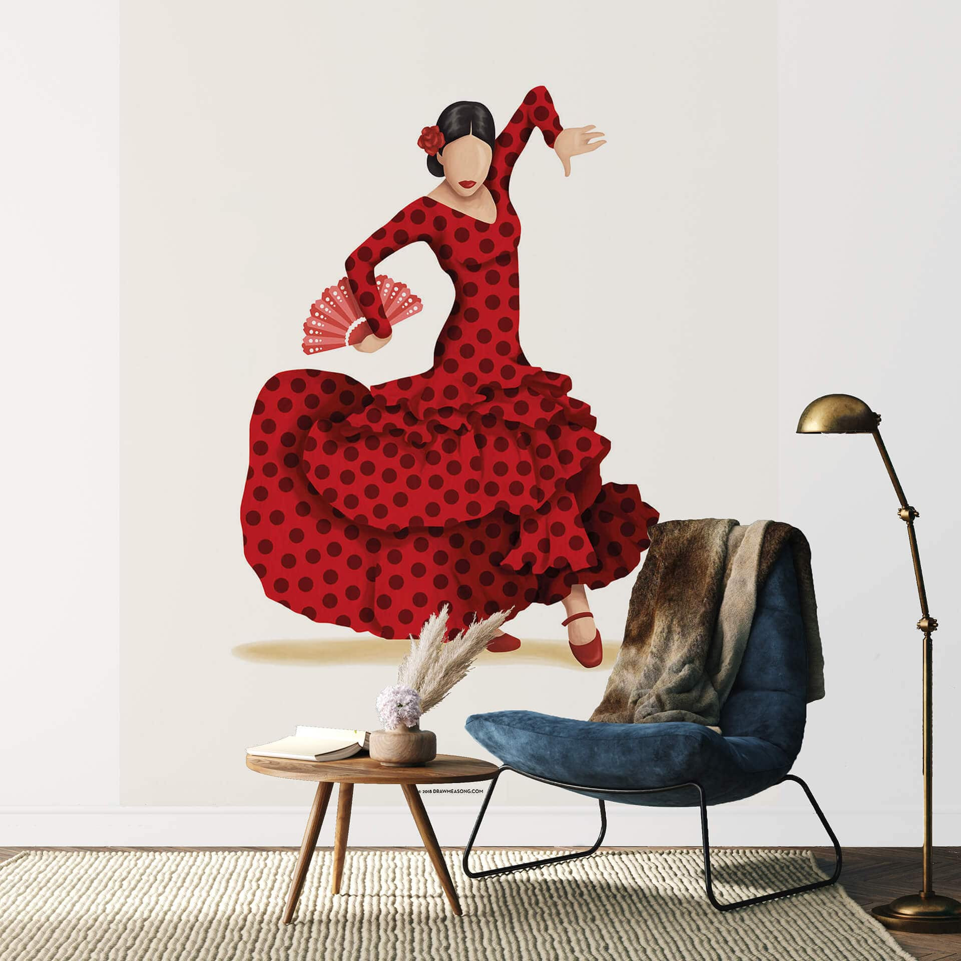 Fotobehang Tohmé - Flamenco