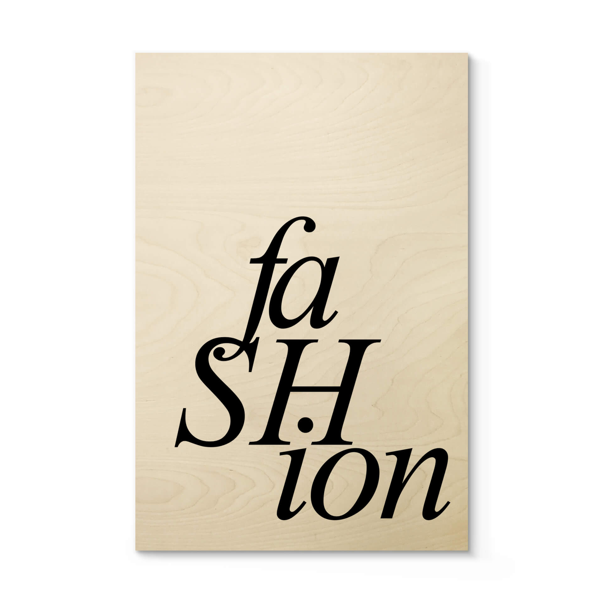 Plakat drewniany Fashion 01