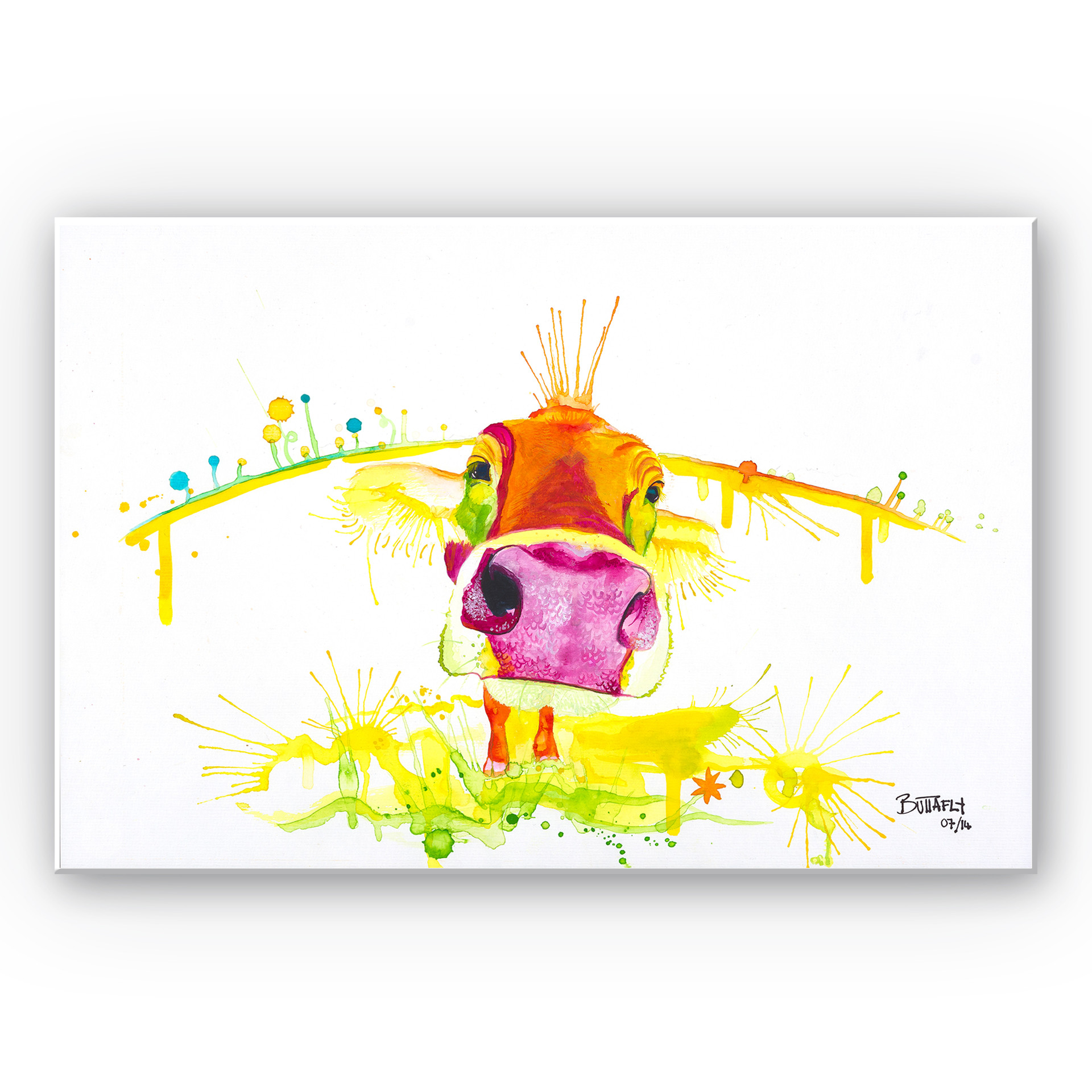 Wandbild Buttafly - Crazy Calf
