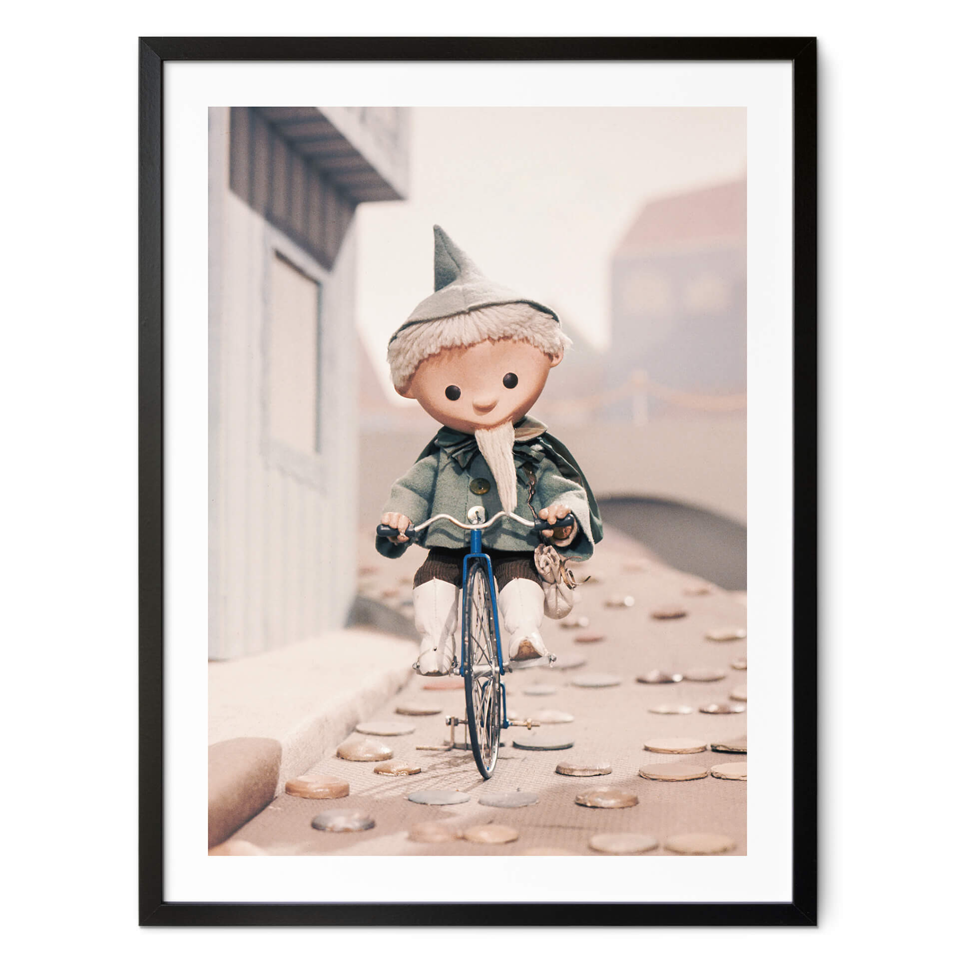 Poster Le marchand de sable à bicyclette