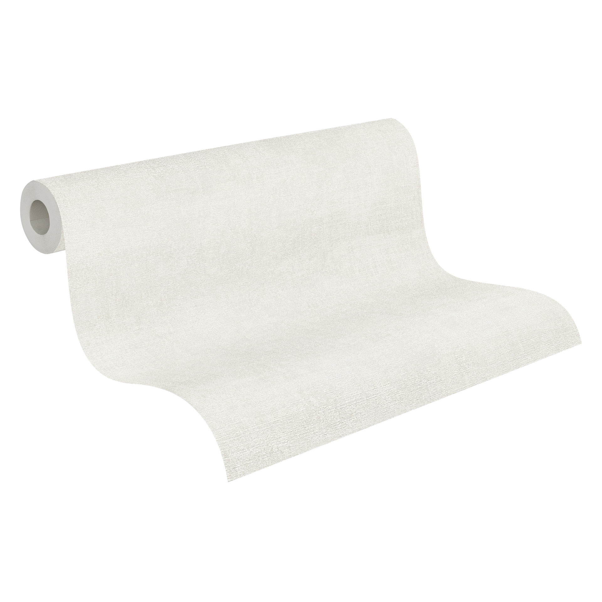 Enkel behang met textuur crème beige - Vliesbehang discreet monochroom modern