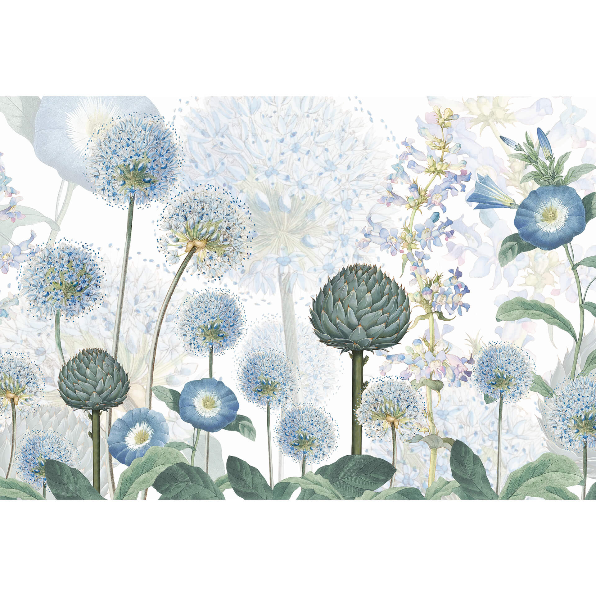 Fotobehang Sir Edward - Blue Meadow