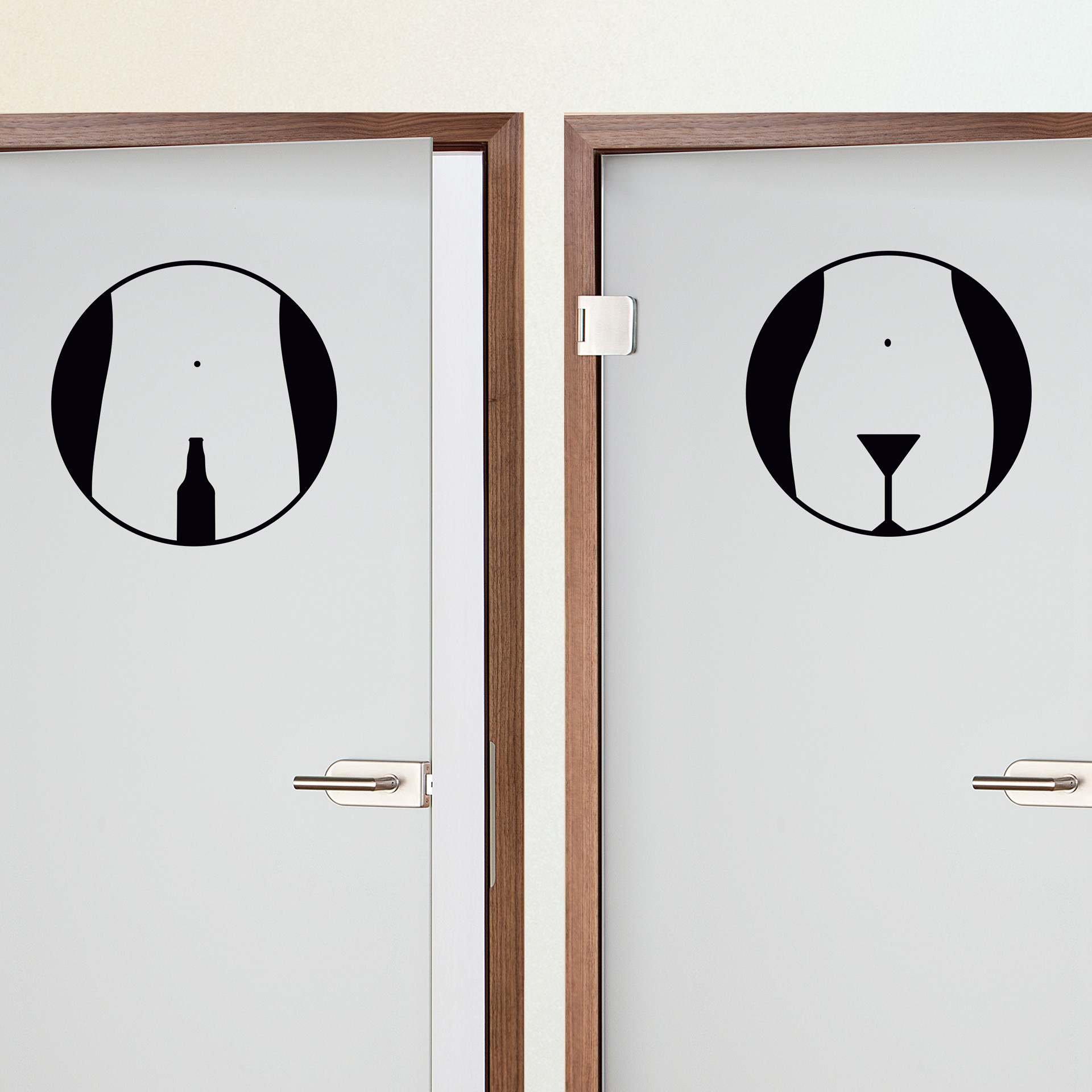 Wallsticker -  WC Beer and Cocktail