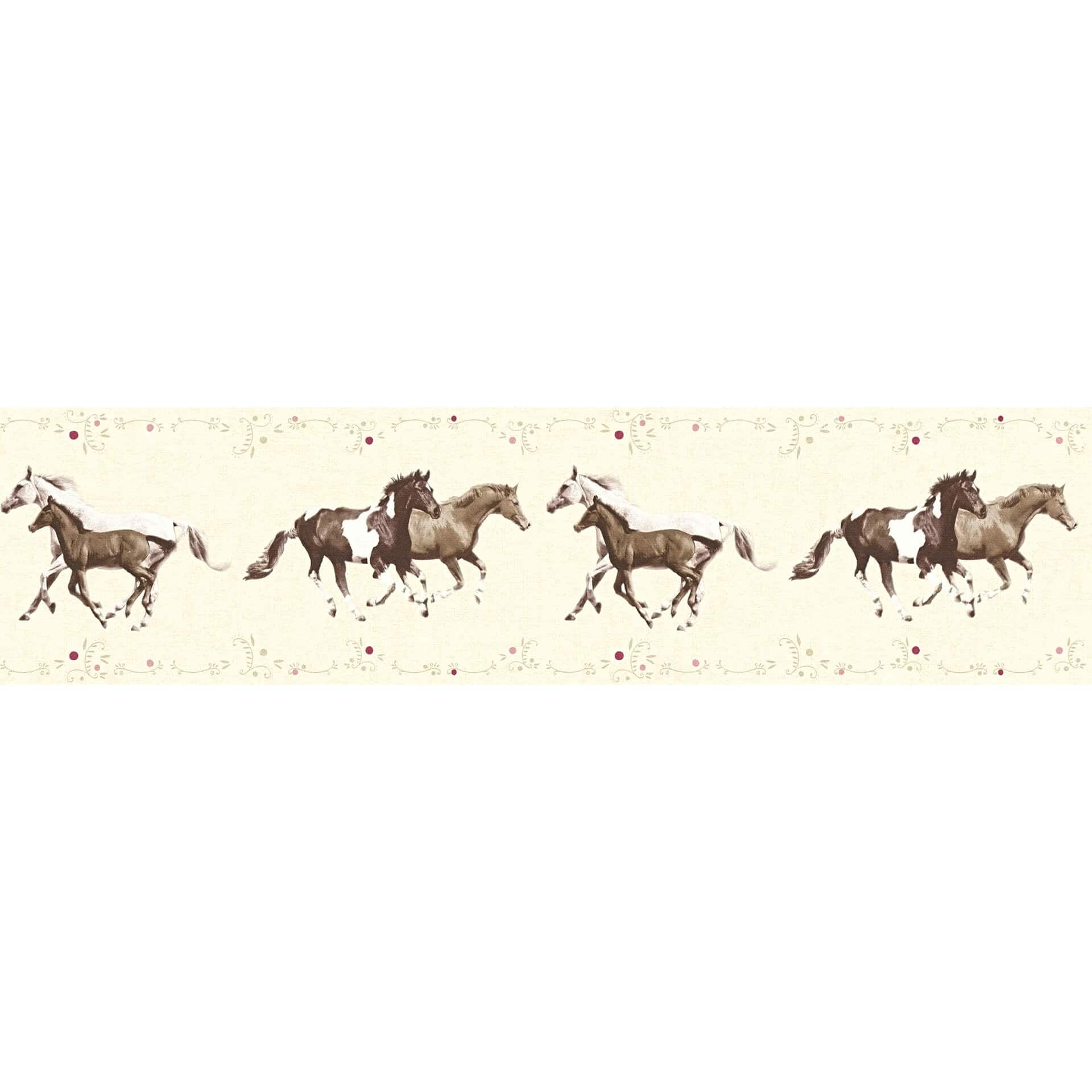 A.S. Création Little Stars Papier peint avec des animaux - Papier peint enfant Crème, Brun