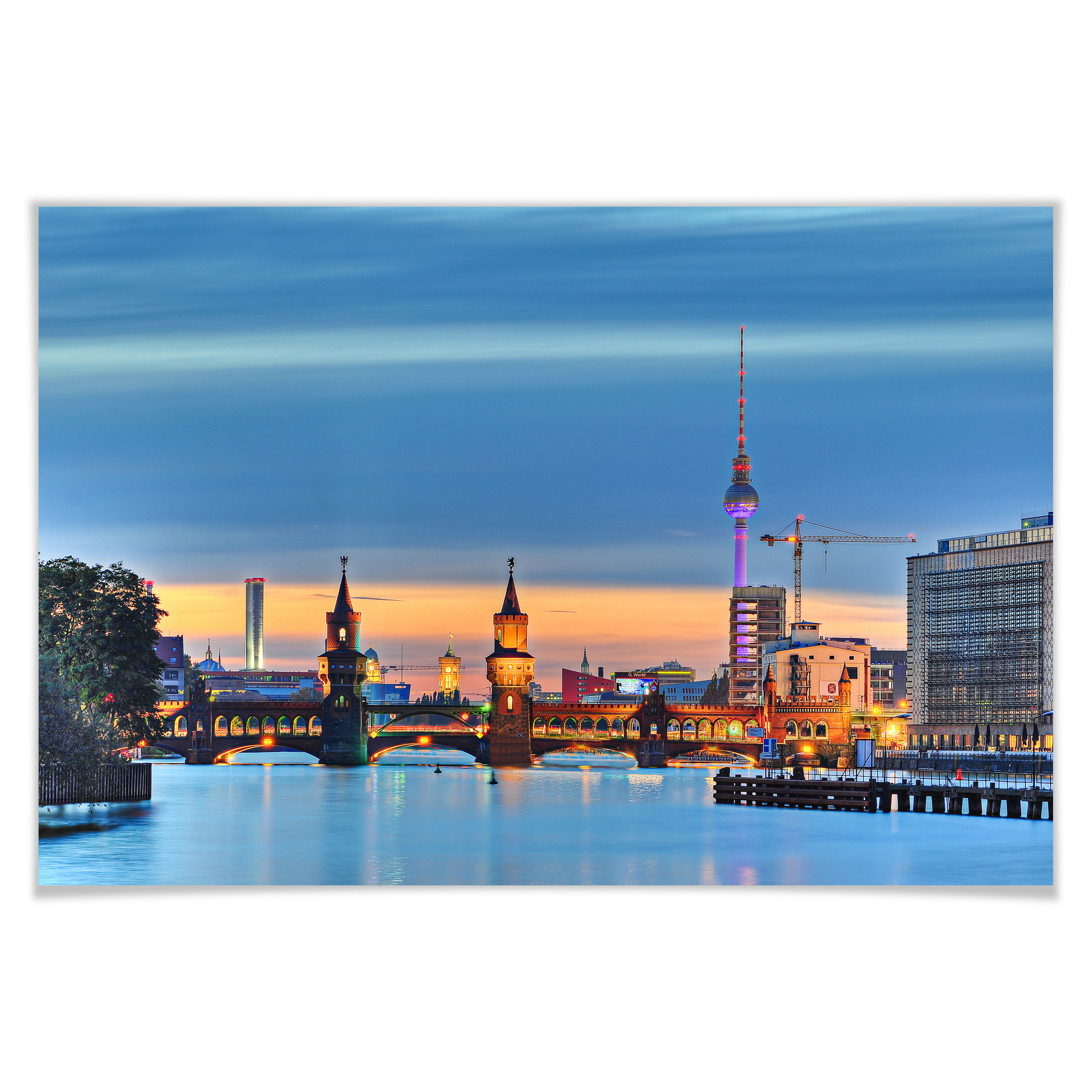Poster - Oberbaumbrücke Berlin