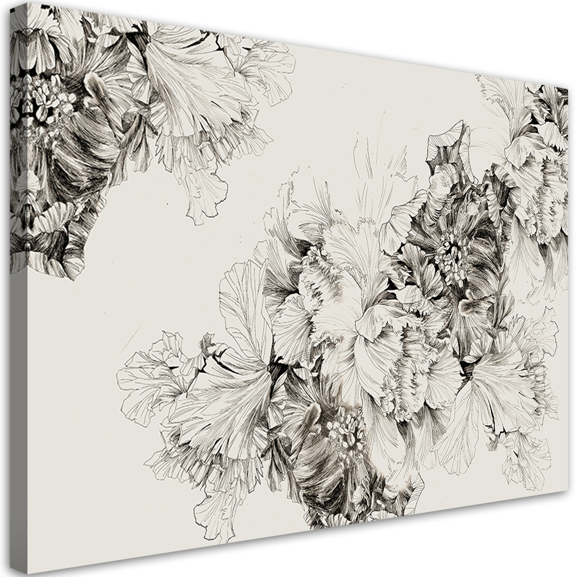 Canvasbillede, Vintage blomstermotiv