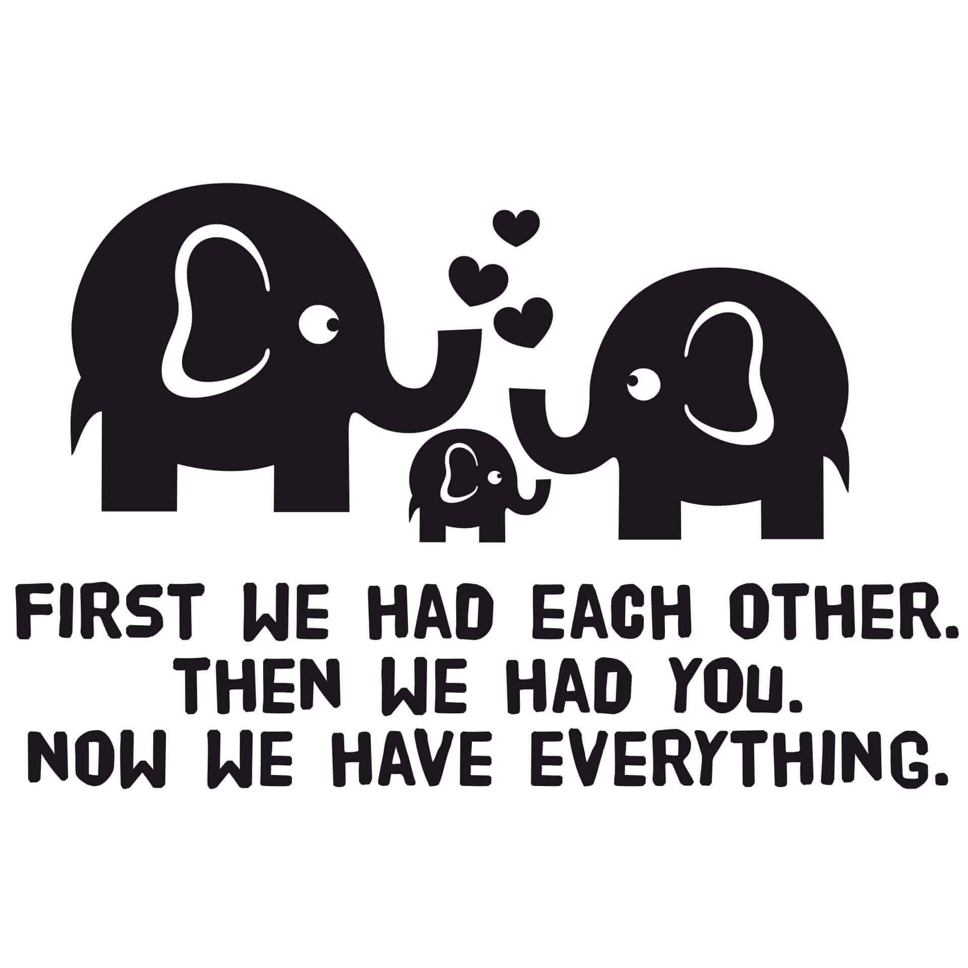 First we had each other.. Wallsticker