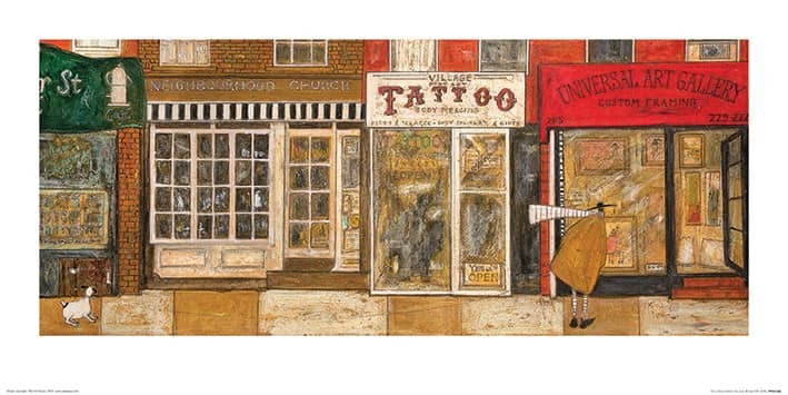 Plakat Sam Toft - On a Street Where You Live kunsttryk, Sam Toft (60 x 30 cm)