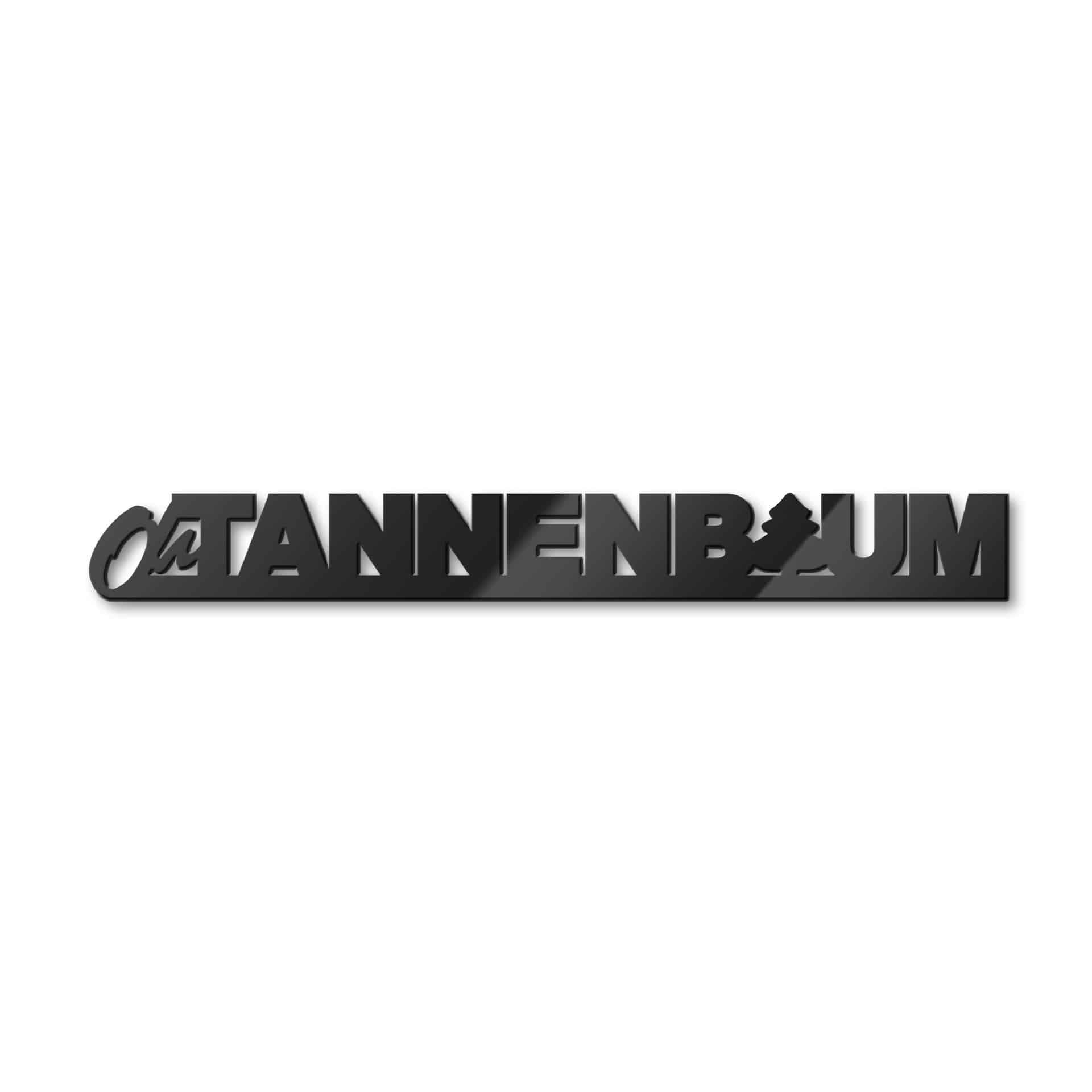 Acrylbuchstaben Oh Tannebaum